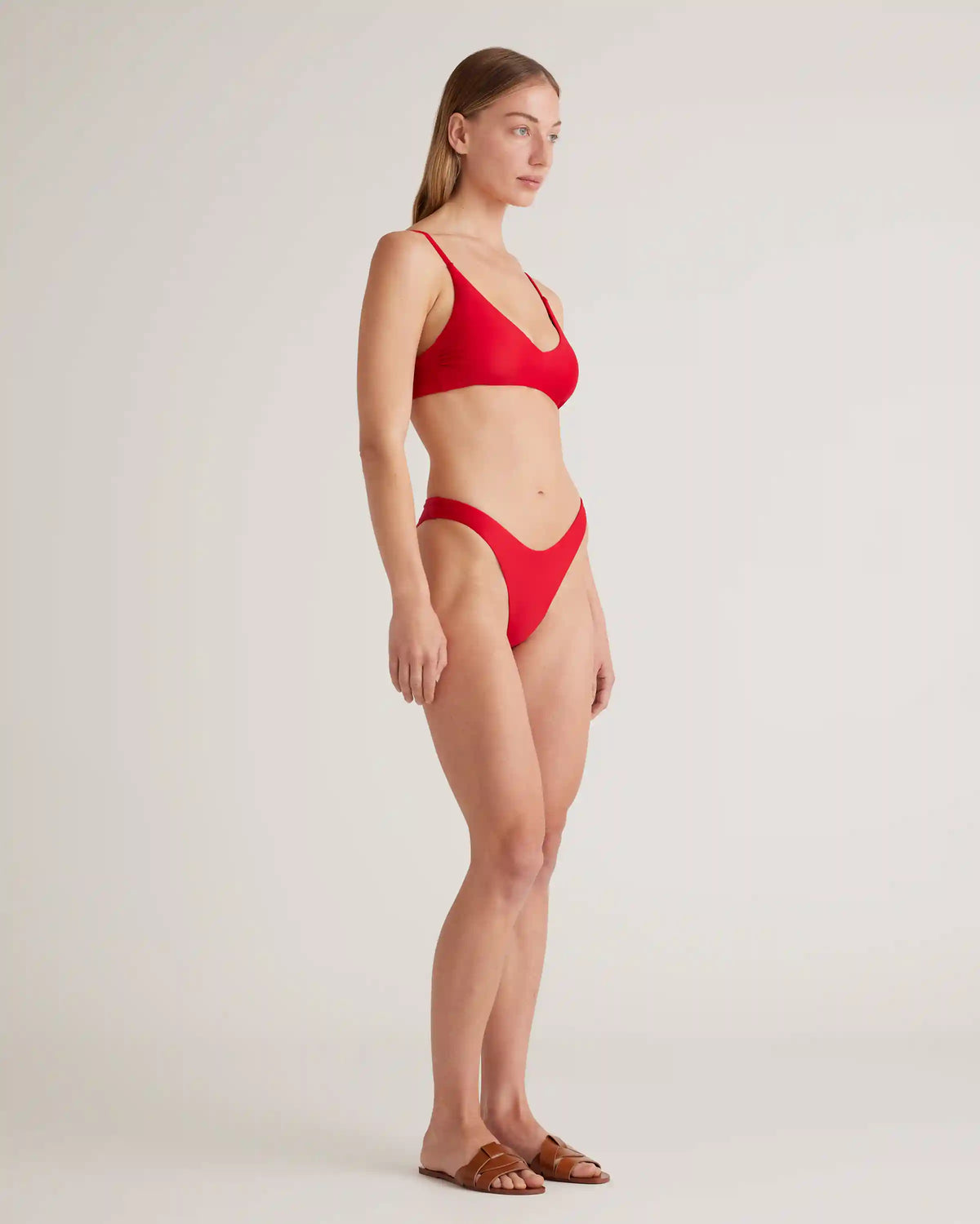 Italian High-Leg Bikini Bottom