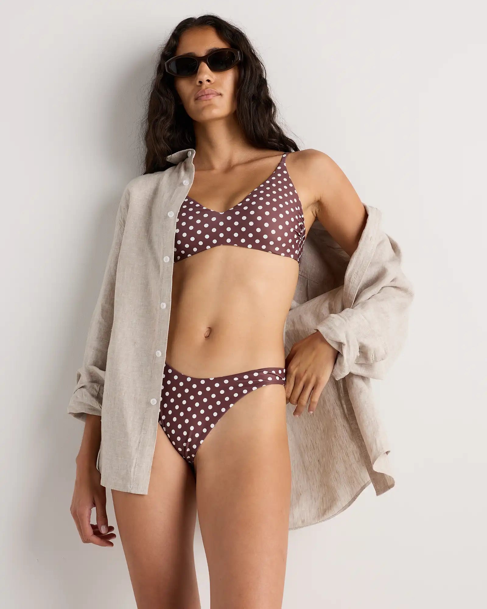 Italian High-Leg Bikini Bottom