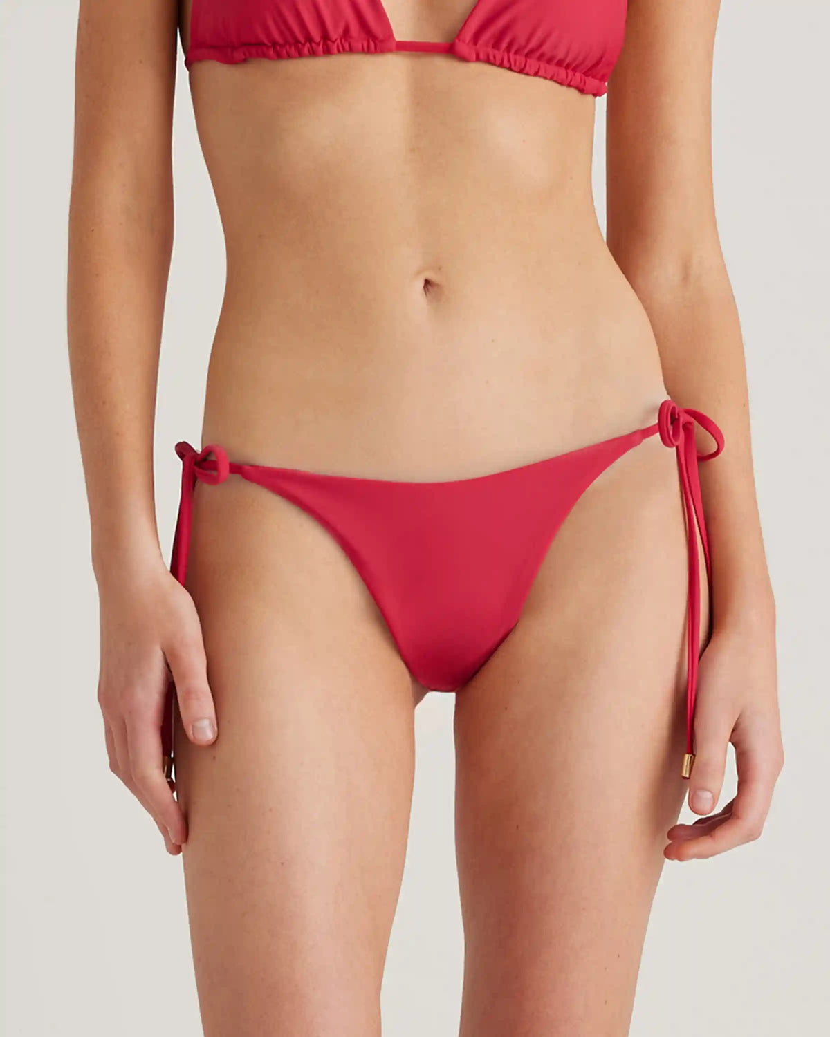 Italian Adjustable Side-Tie Bikini Bottom