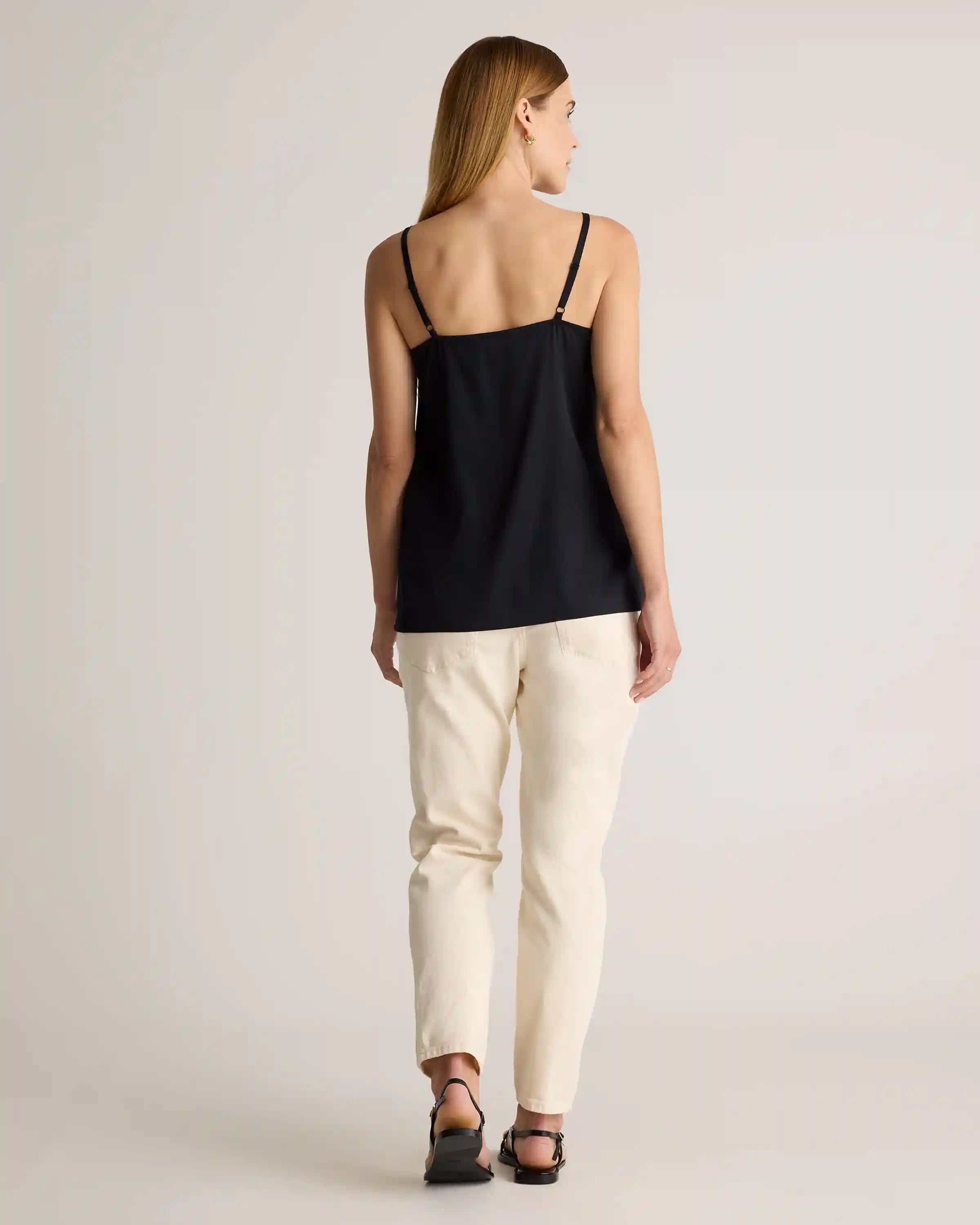 Washable Stretch Silk V-Neck Maternity Cami