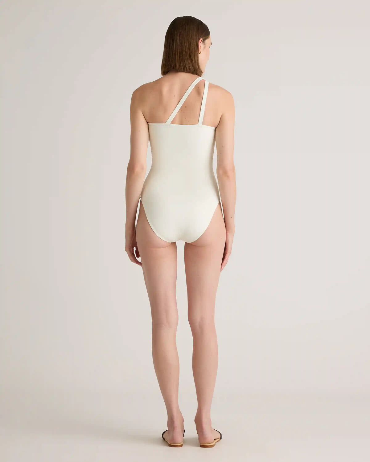 Italian One Shoulder One-Piece Swimsuit