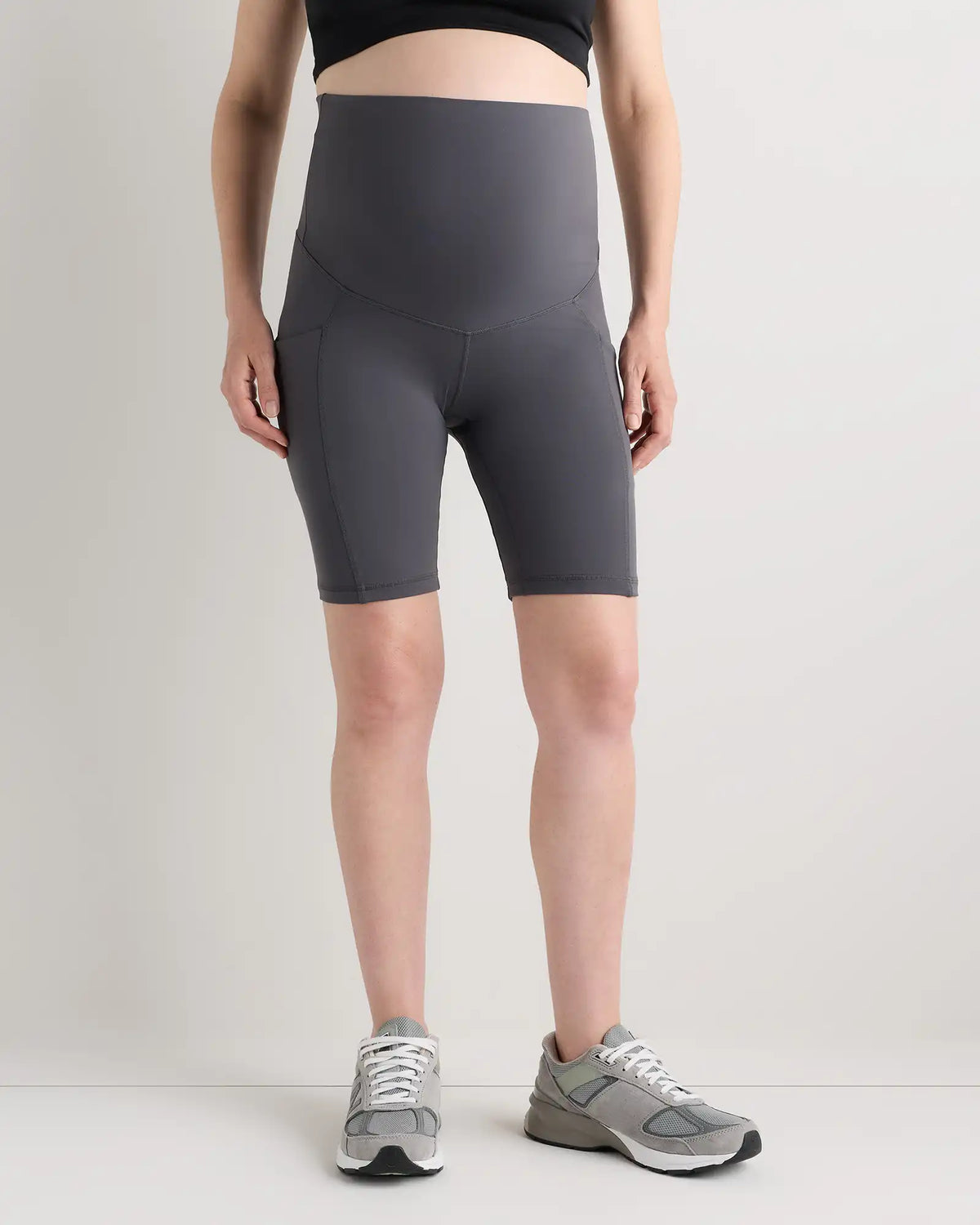 Ultra-Form Maternity Pocket Bike Short 9"