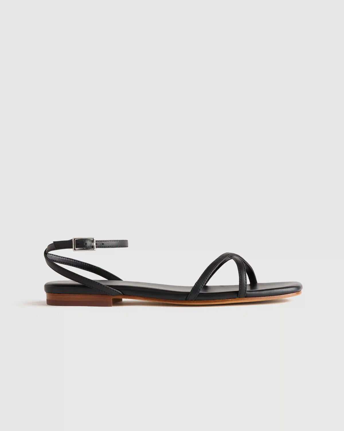 Italian Leather Ankle Strap Sandal