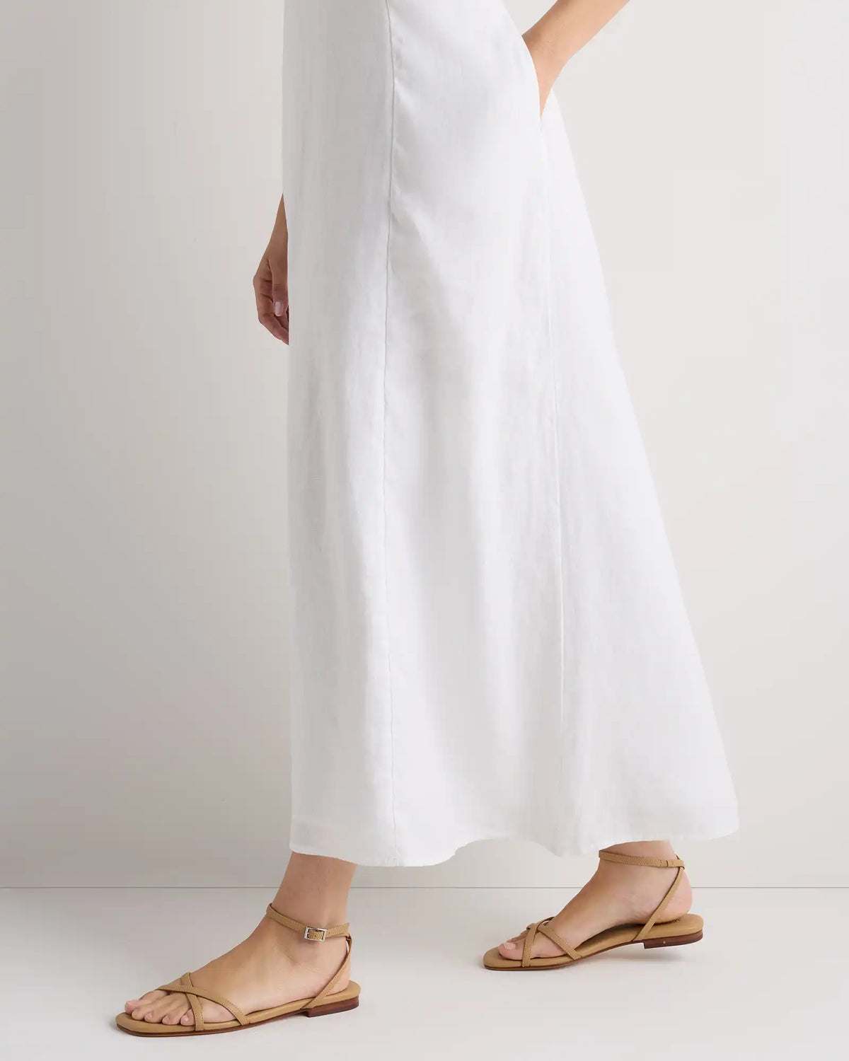 Italian Leather Ankle Strap Sandal