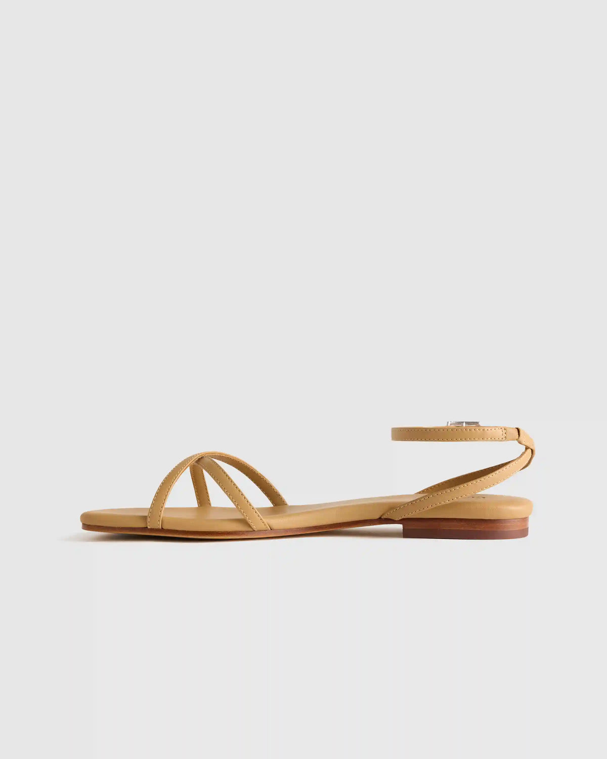 Italian Leather Ankle Strap Sandal