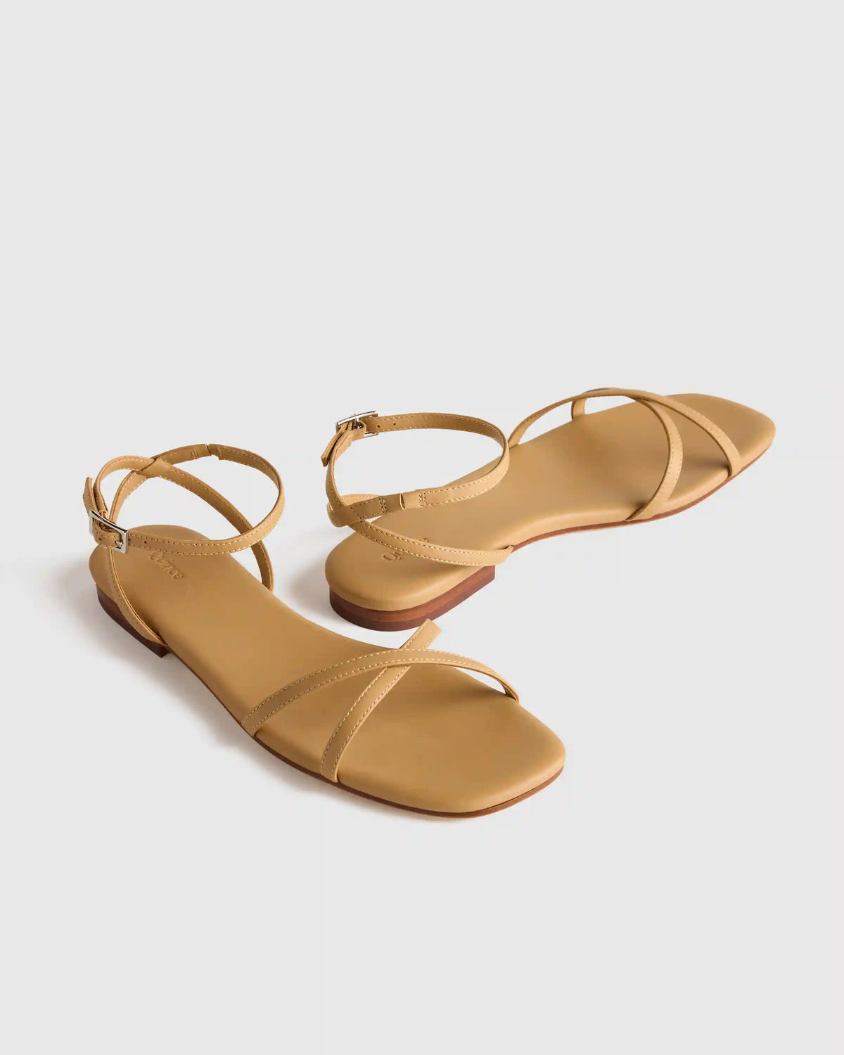 Italian Leather Ankle Strap Sandal