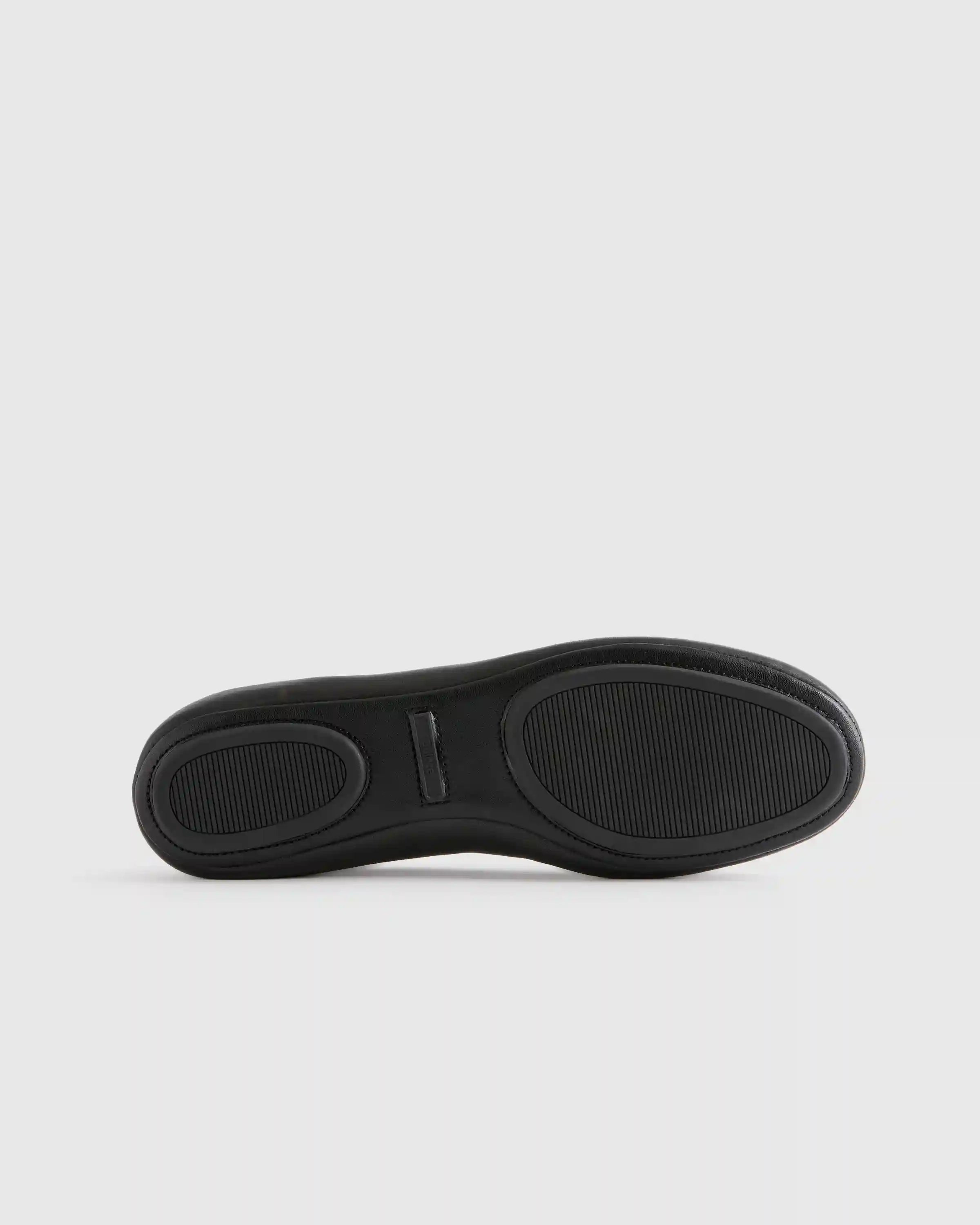 Italian Leather On-The-Go Ballet Flat