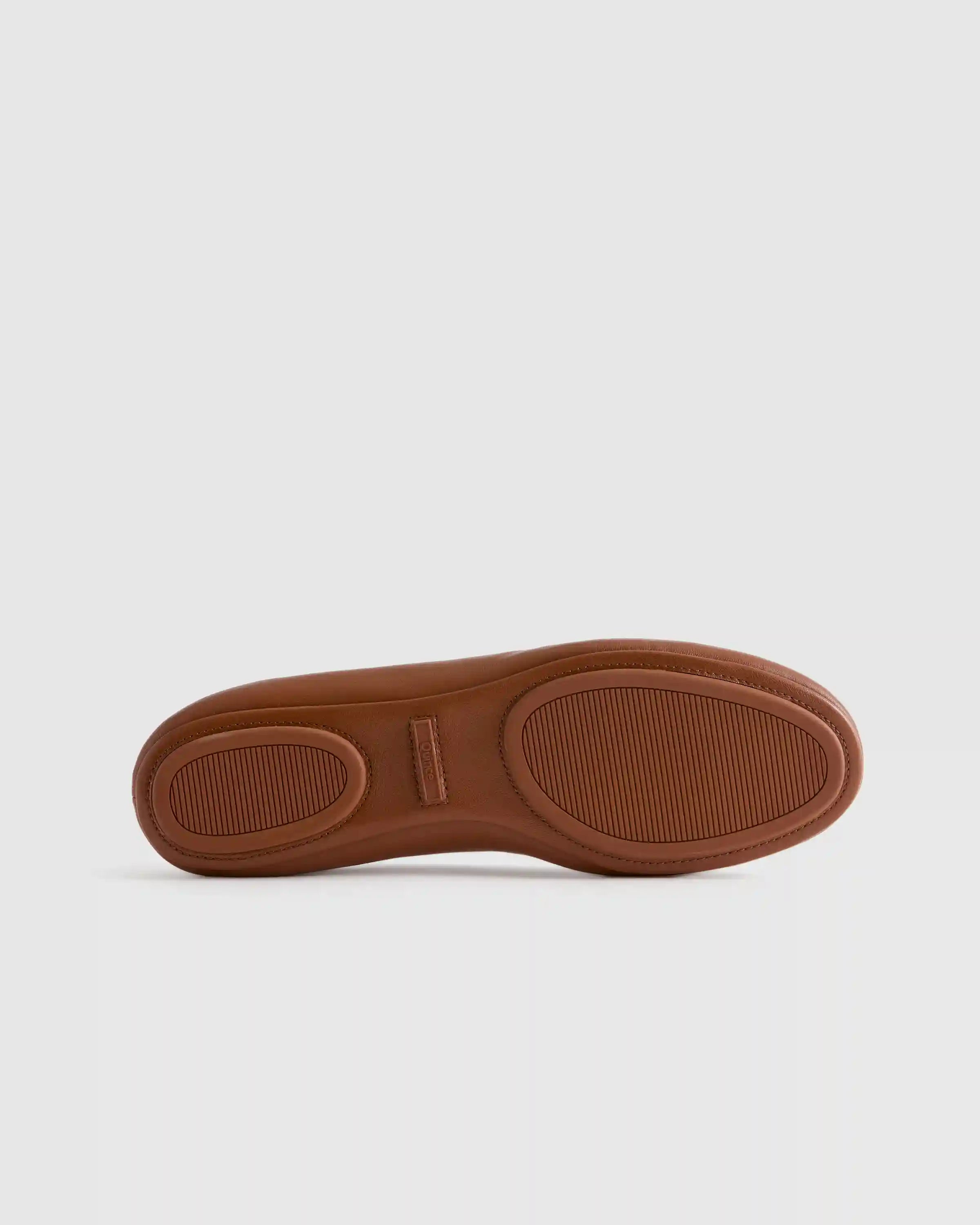 Italian Leather On-The-Go Ballet Flat