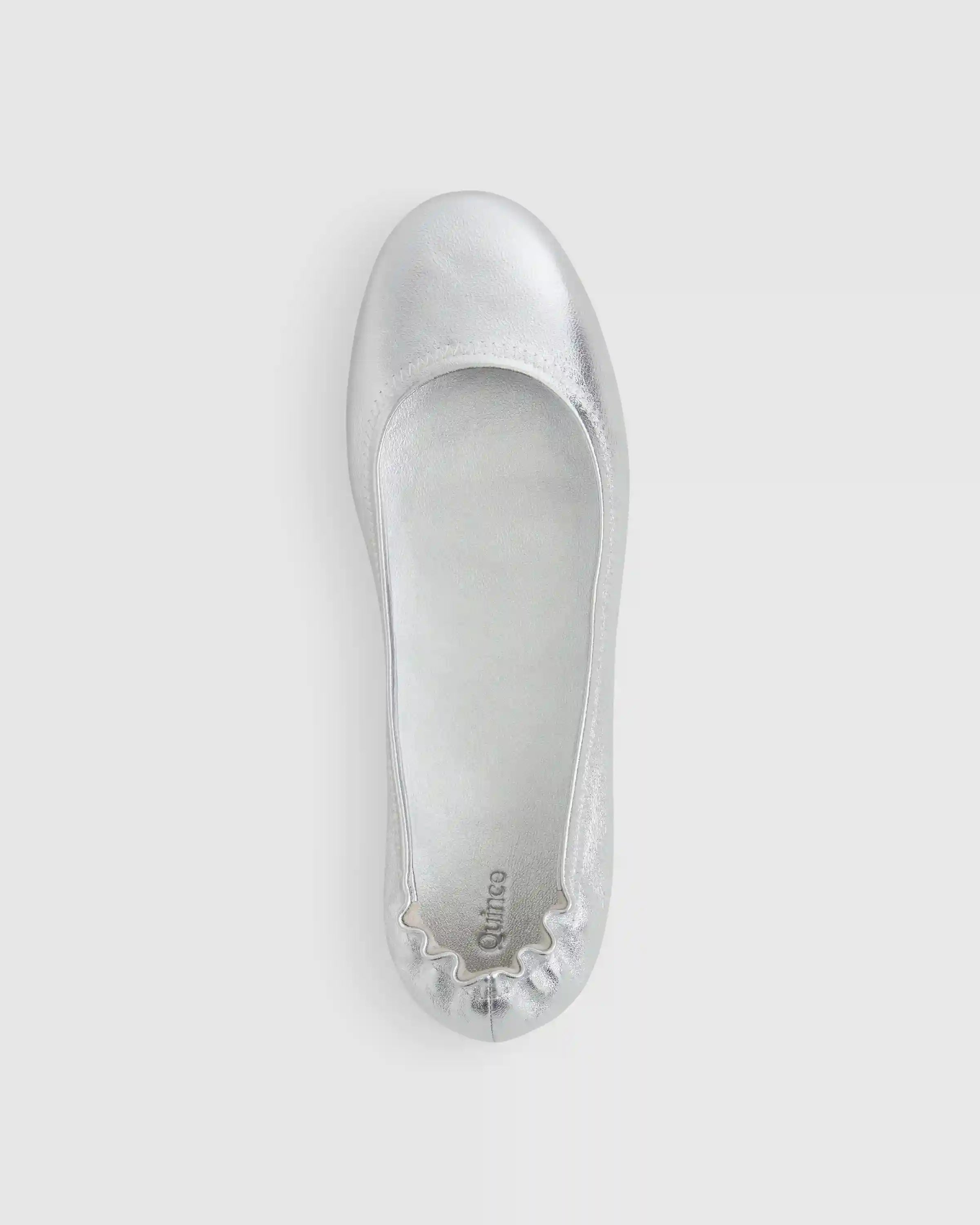Italian Leather On-The-Go Ballet Flat