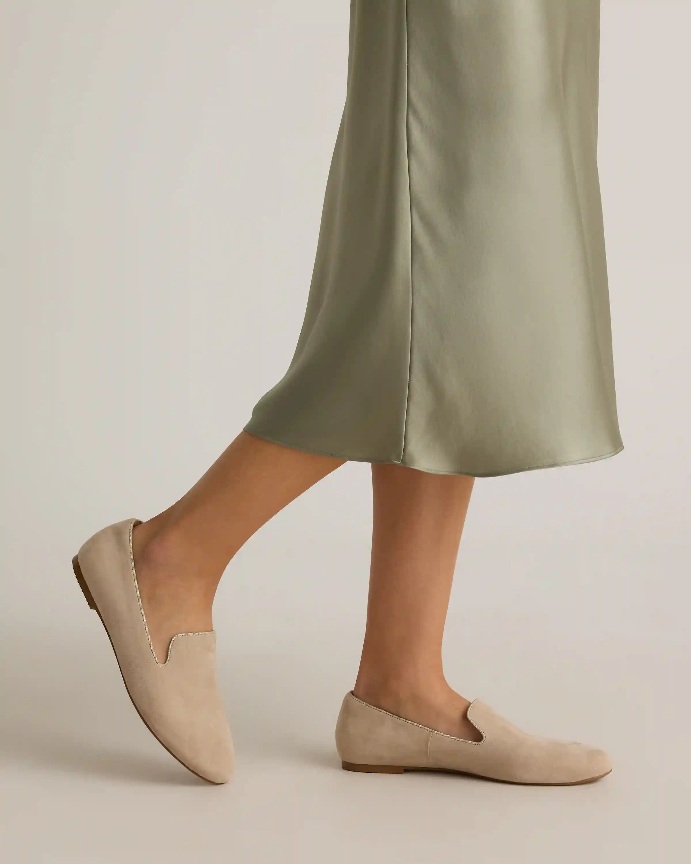 Italian Suede Slipper Loafer