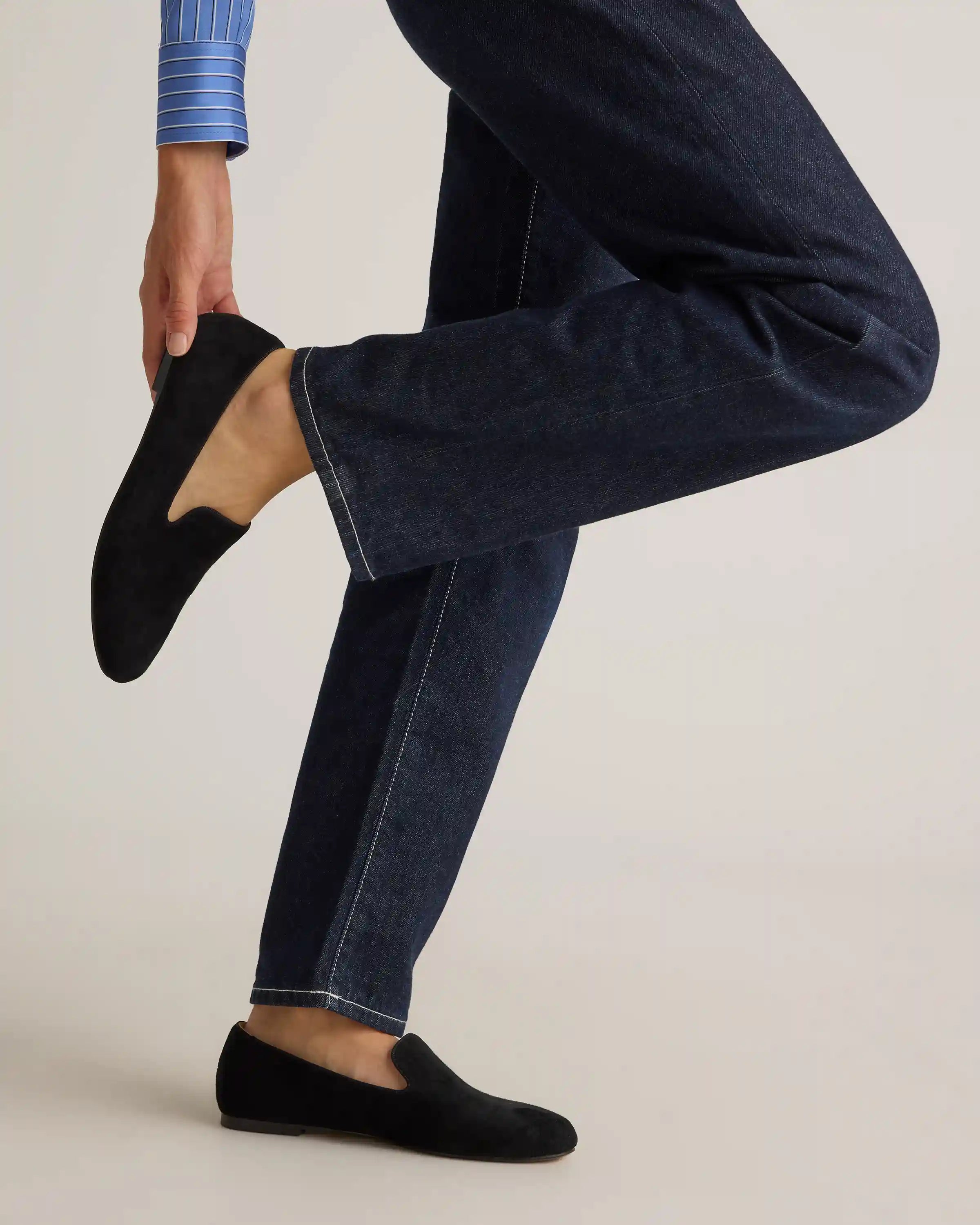 Italian Suede Slipper Loafer