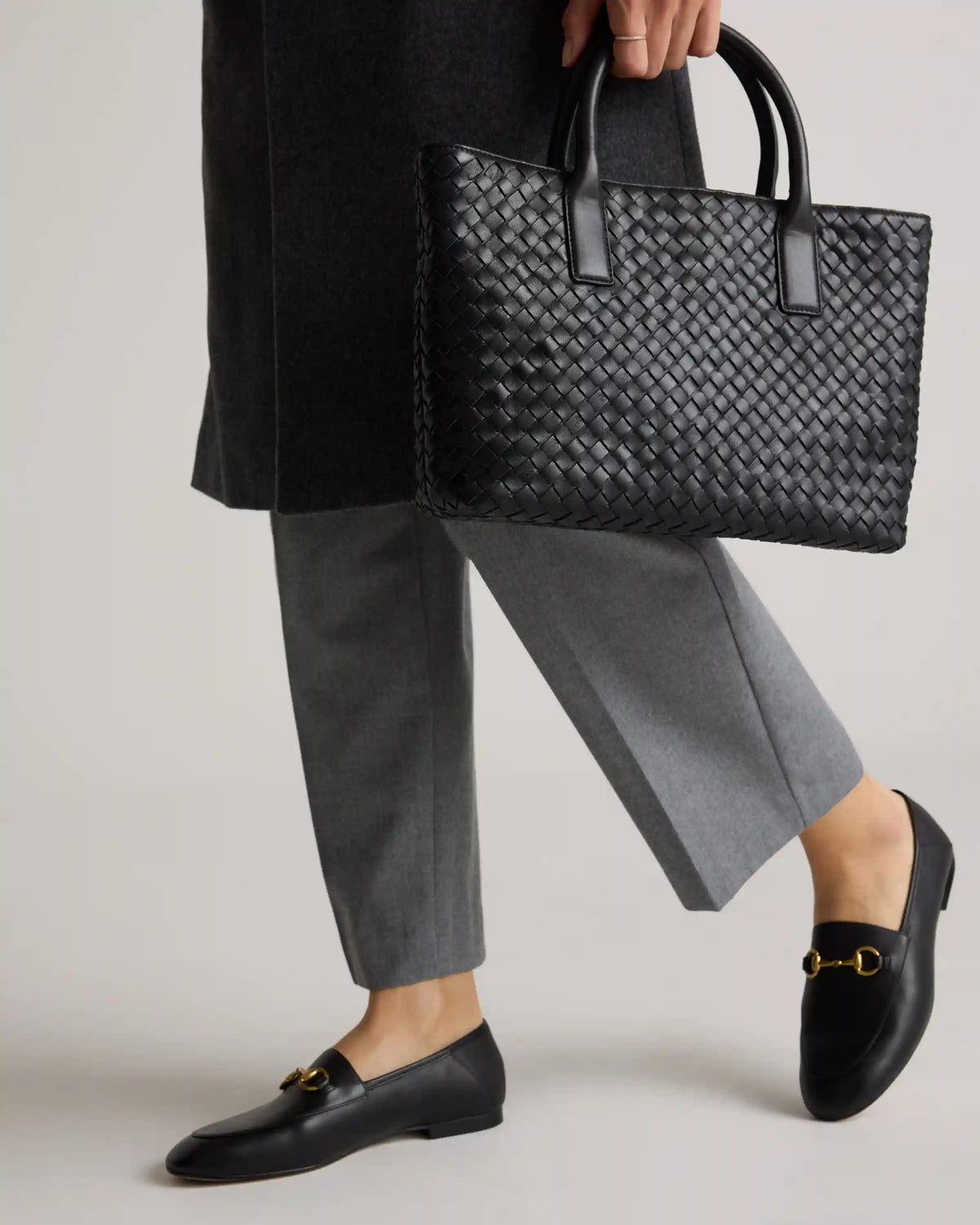 Italian Leather Horsebit Loafer