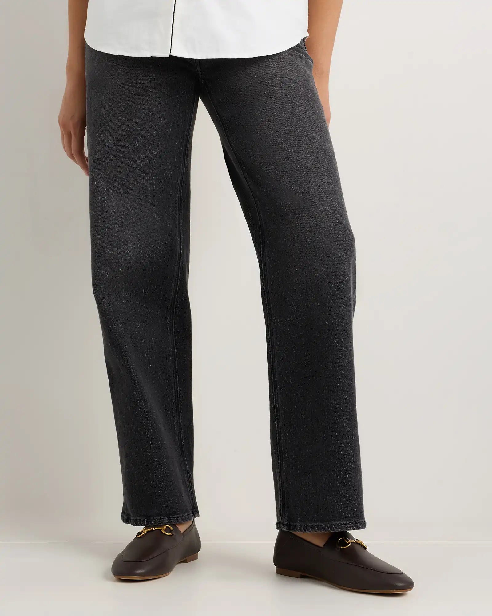 Italian Leather Horsebit Loafer