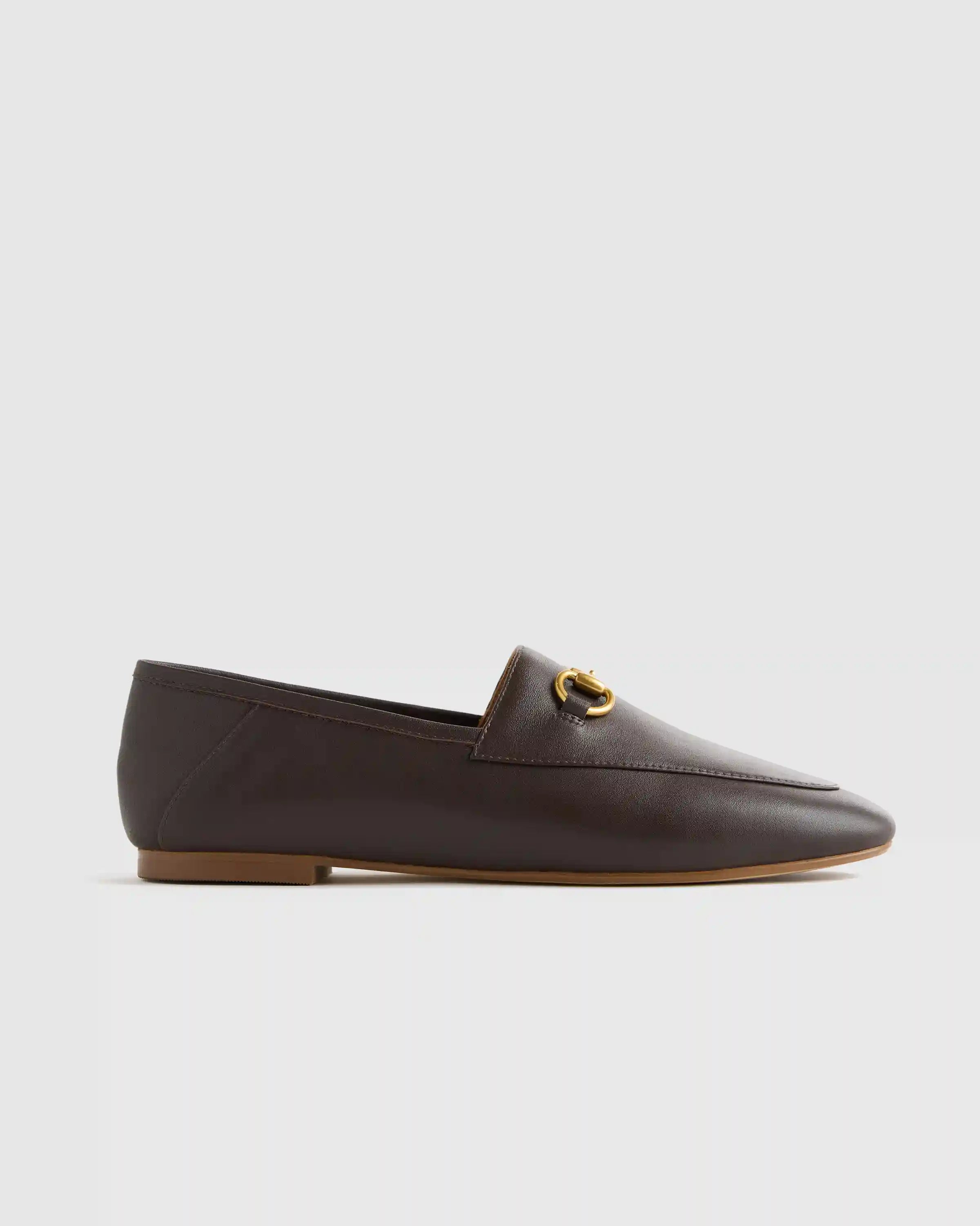Italian Leather Horsebit Loafer