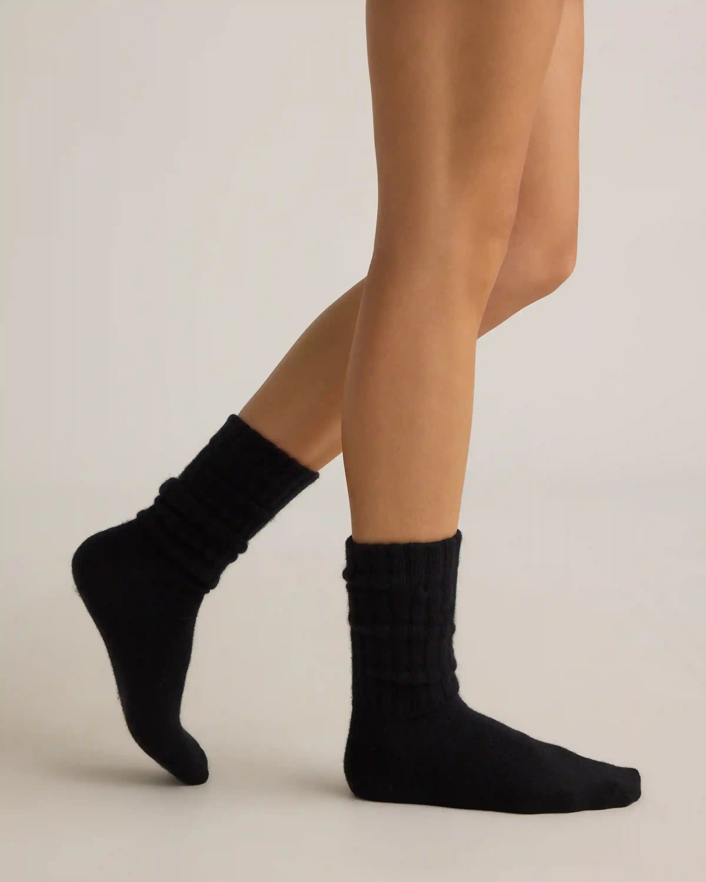 Mongolian Cashmere Slouch Sock