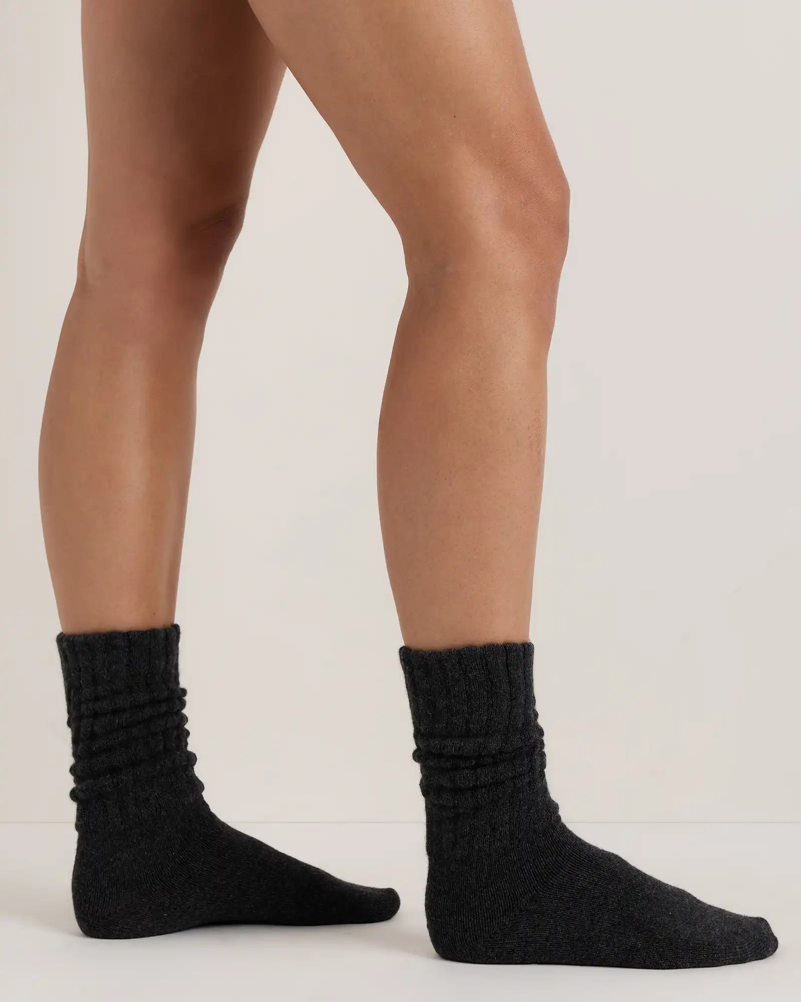 Mongolian Cashmere Slouch Sock