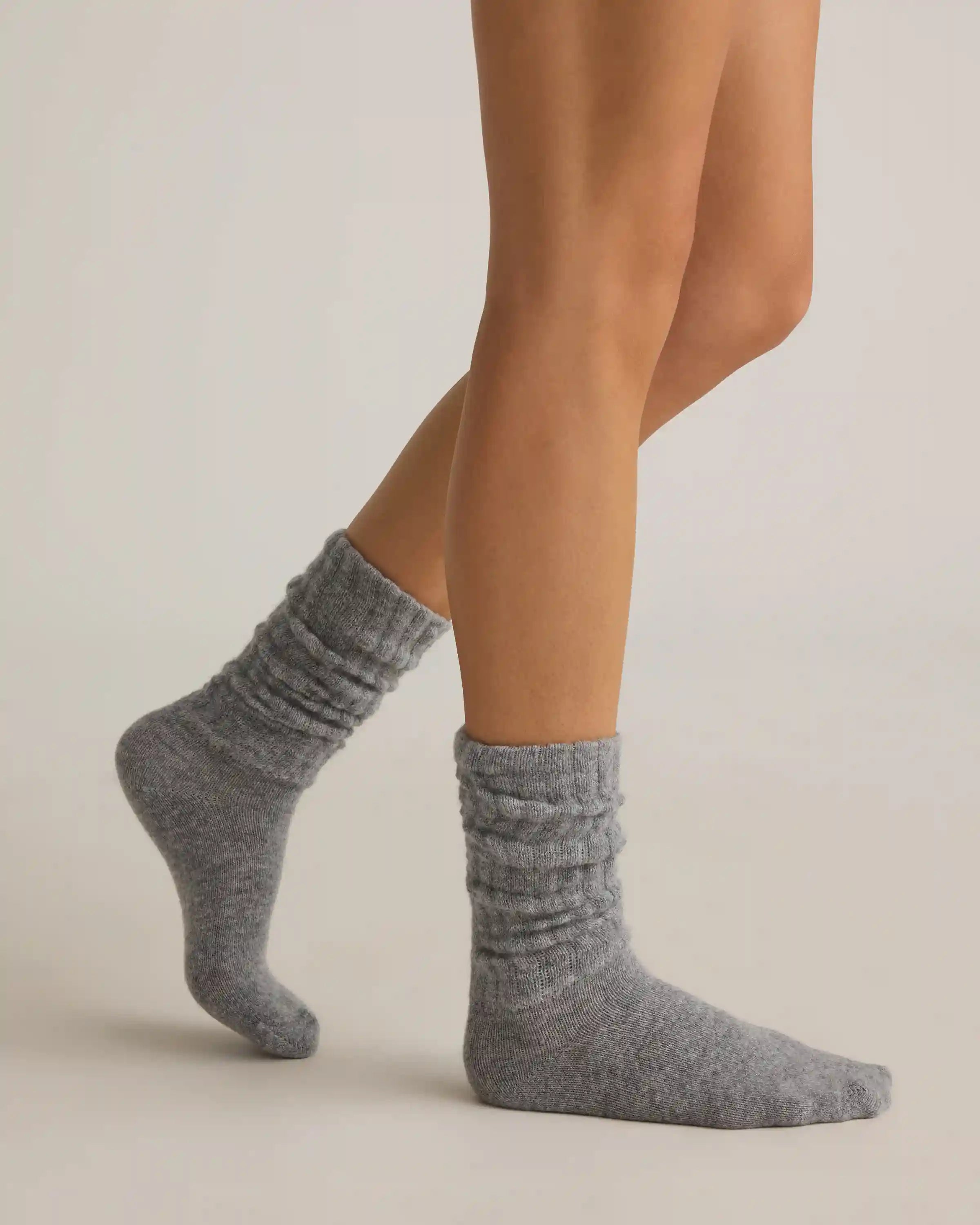 Mongolian Cashmere Slouch Sock