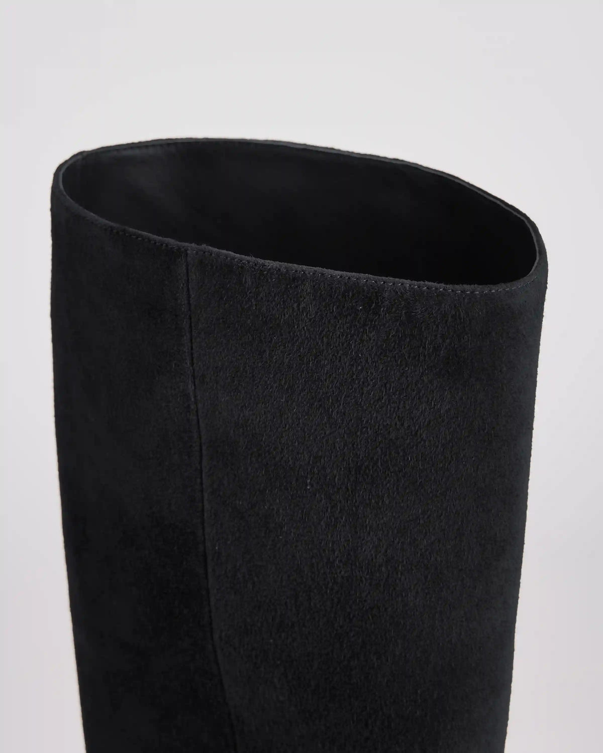 Italian Suede Block Heel Boots