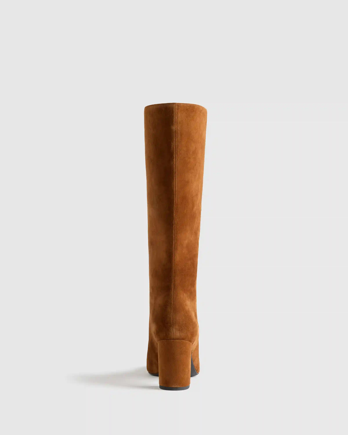 Italian Suede Block Heel Boots