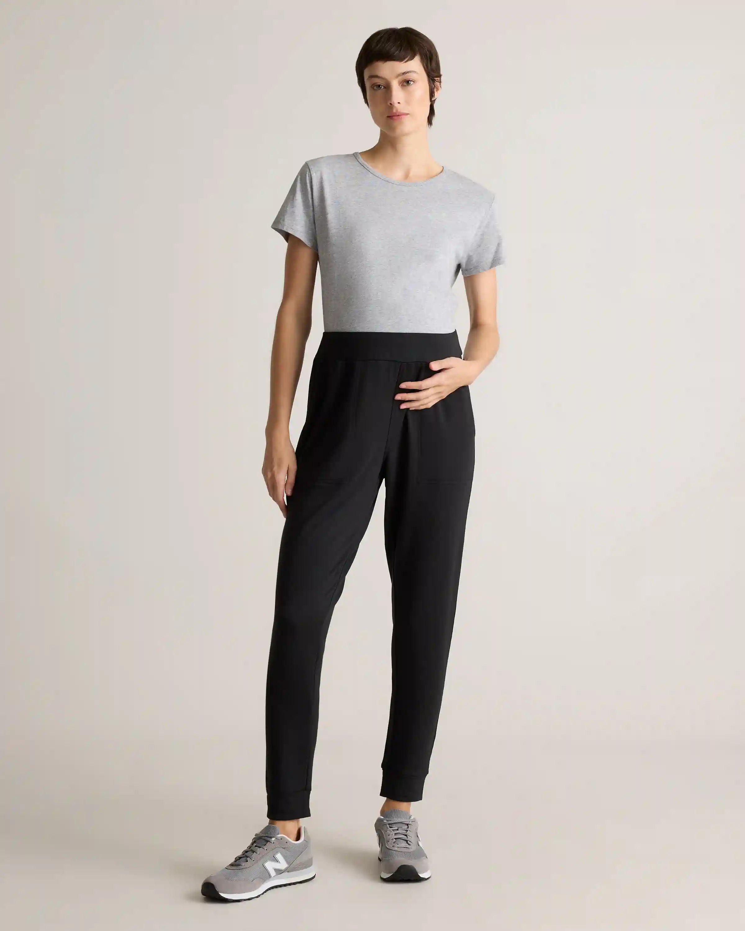 SuperSoft Fleece Maternity Joggers