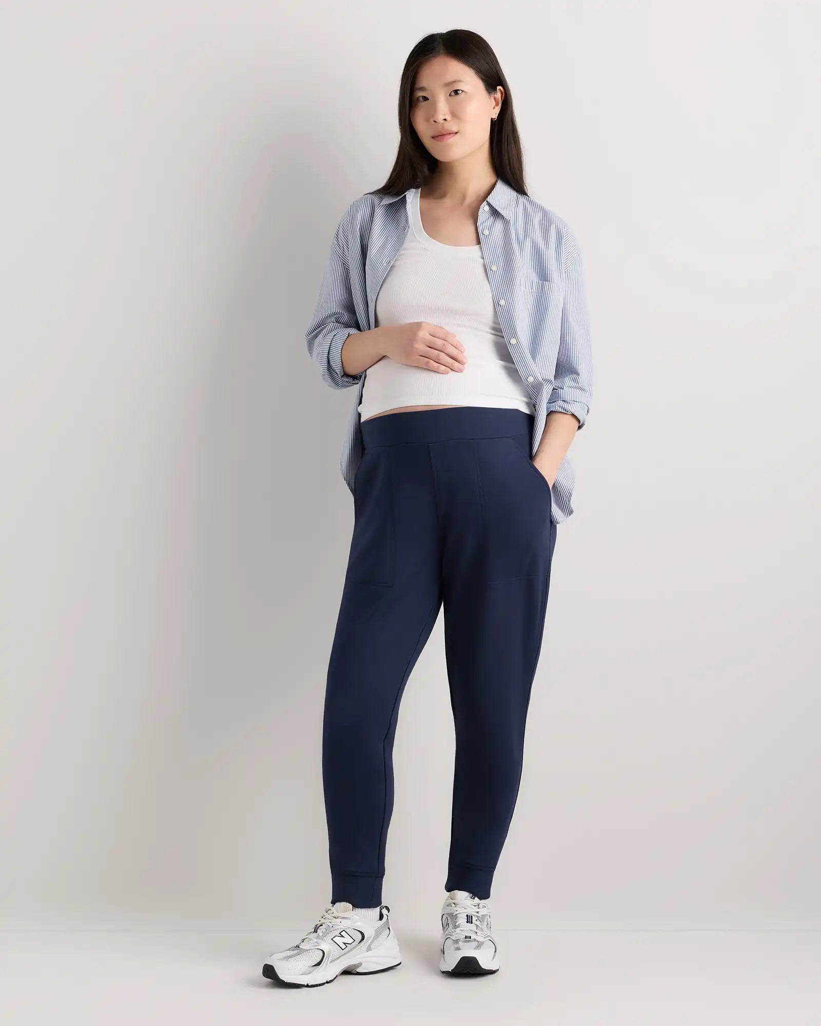 SuperSoft Fleece Maternity Joggers