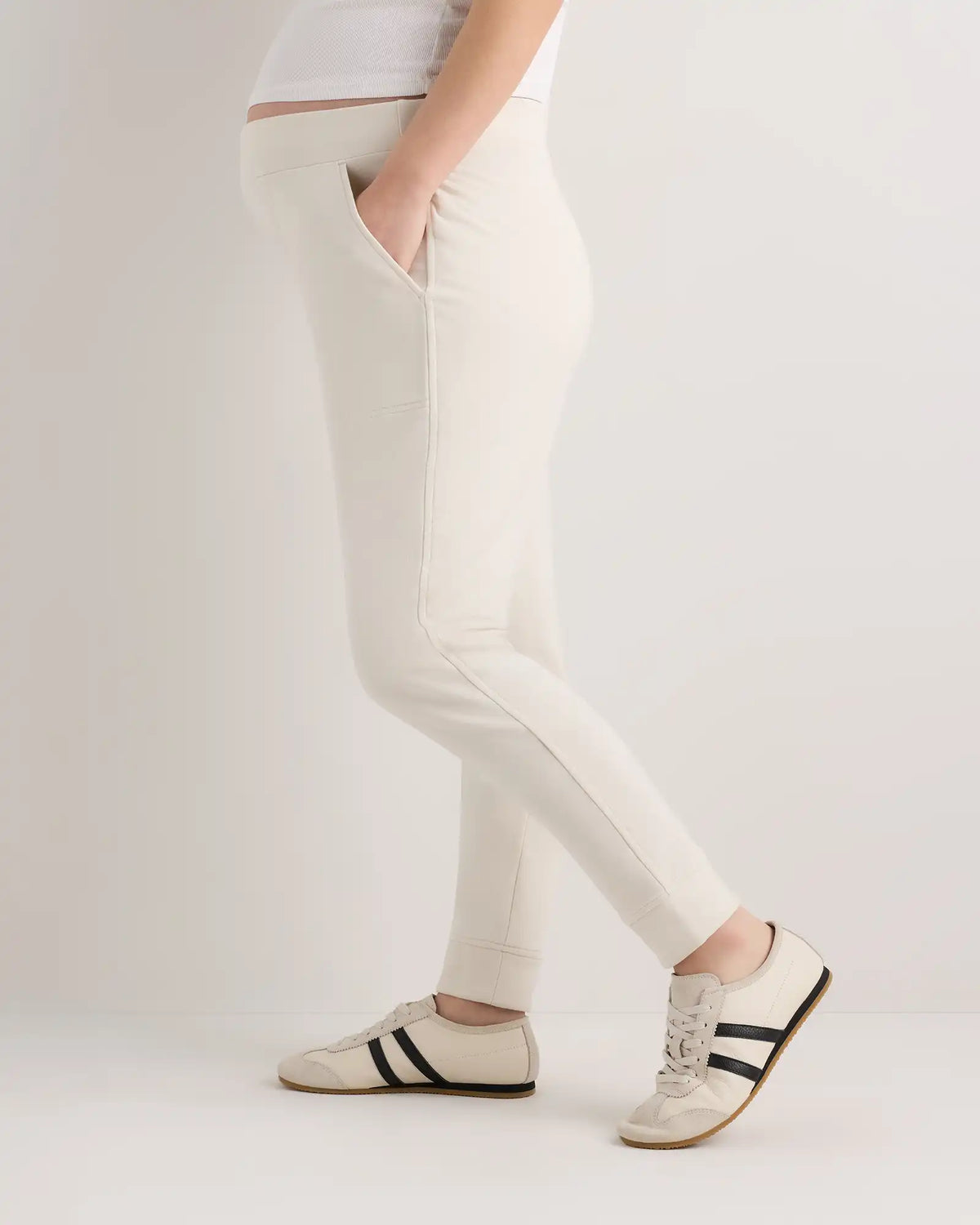 SuperSoft Fleece Maternity Joggers