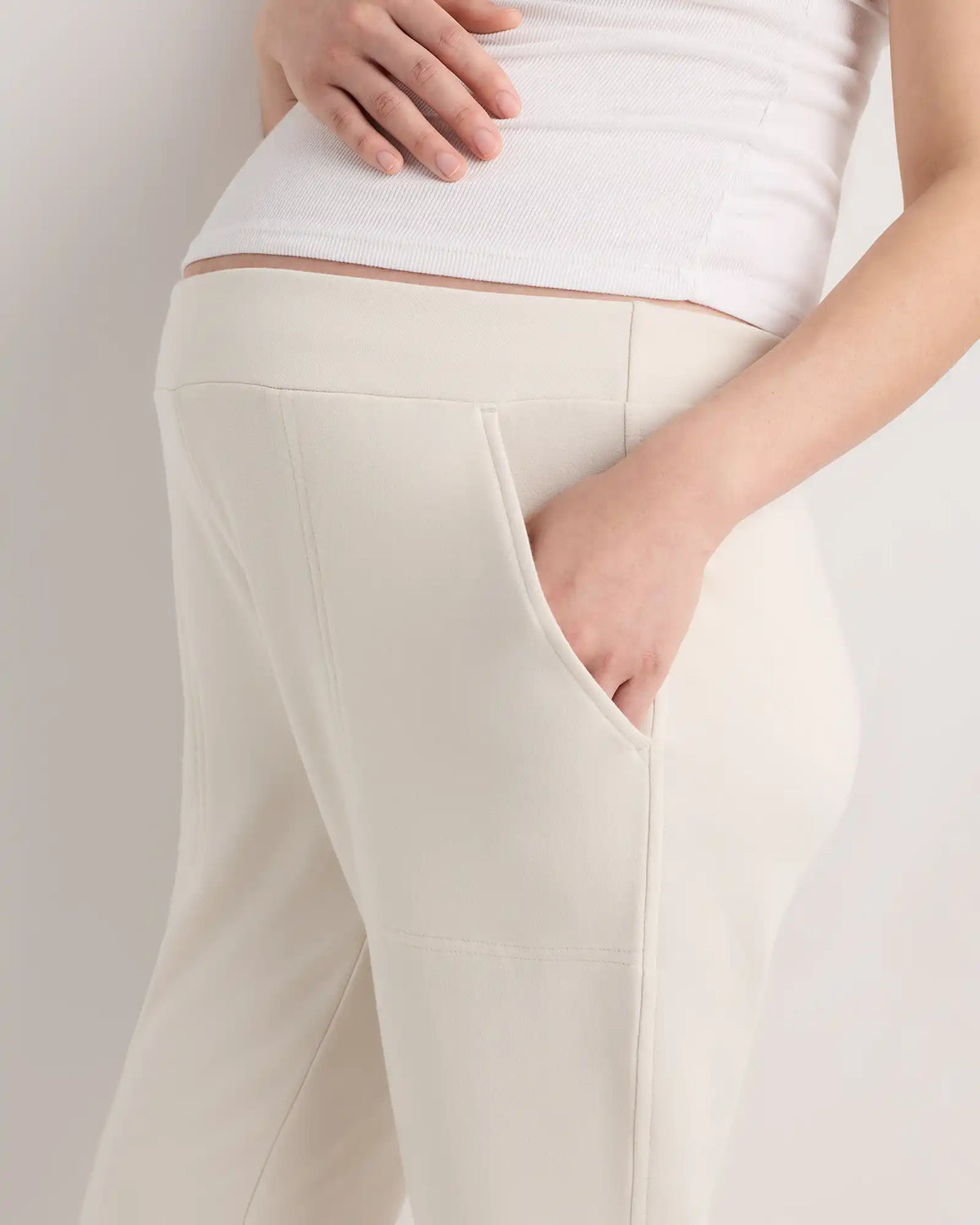 SuperSoft Fleece Maternity Joggers