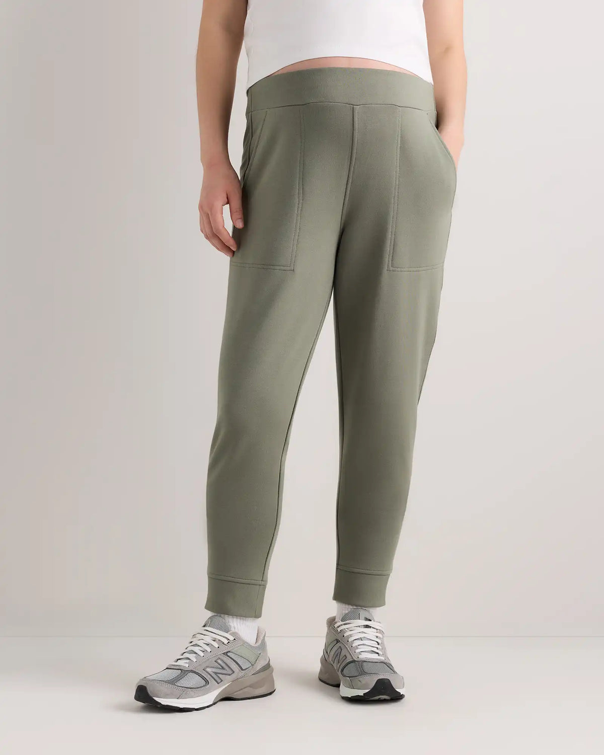 SuperSoft Fleece Maternity Joggers