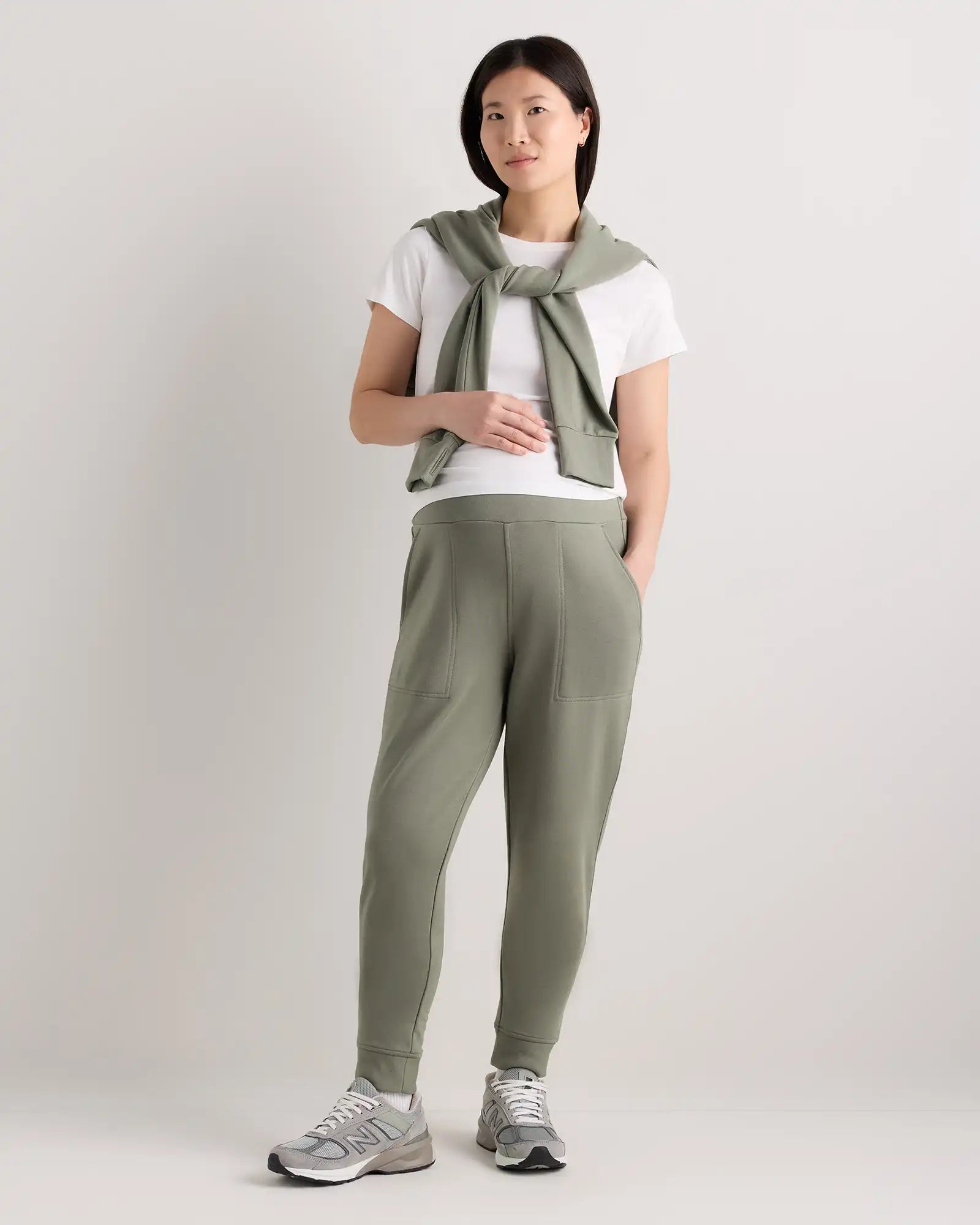 SuperSoft Fleece Maternity Joggers