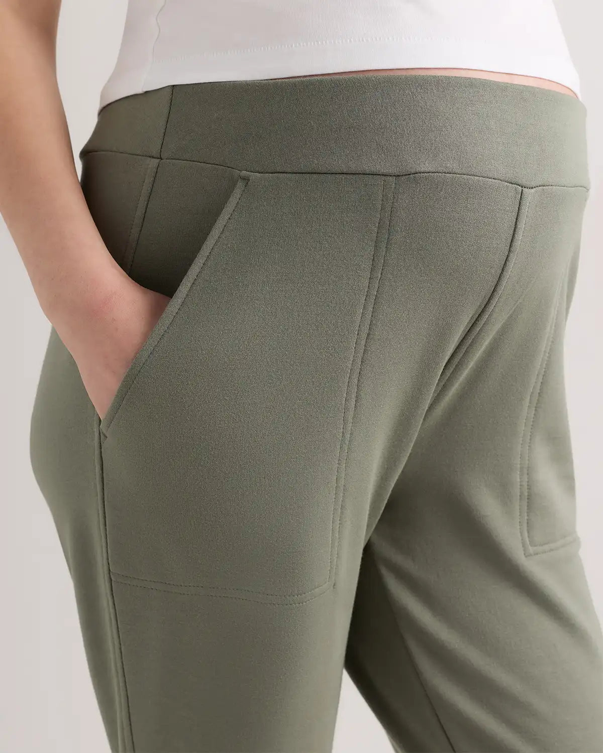 SuperSoft Fleece Maternity Joggers