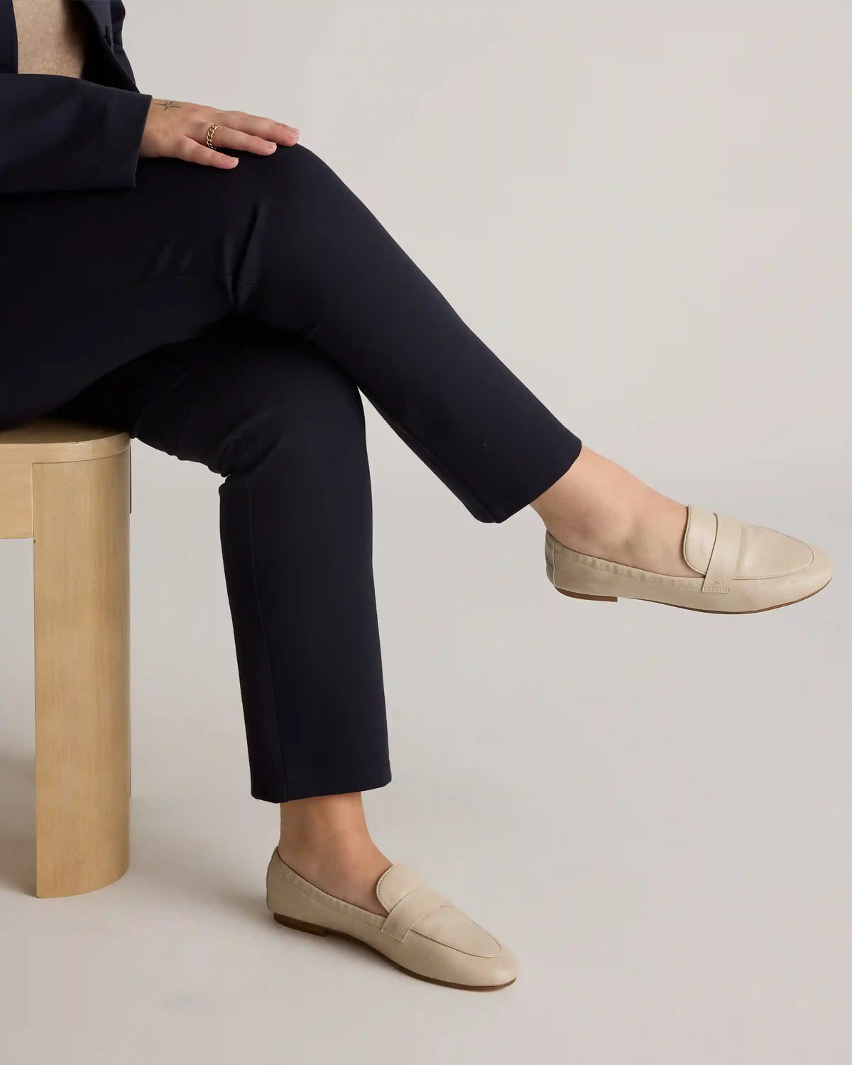 Italian Leather Soft Loafer