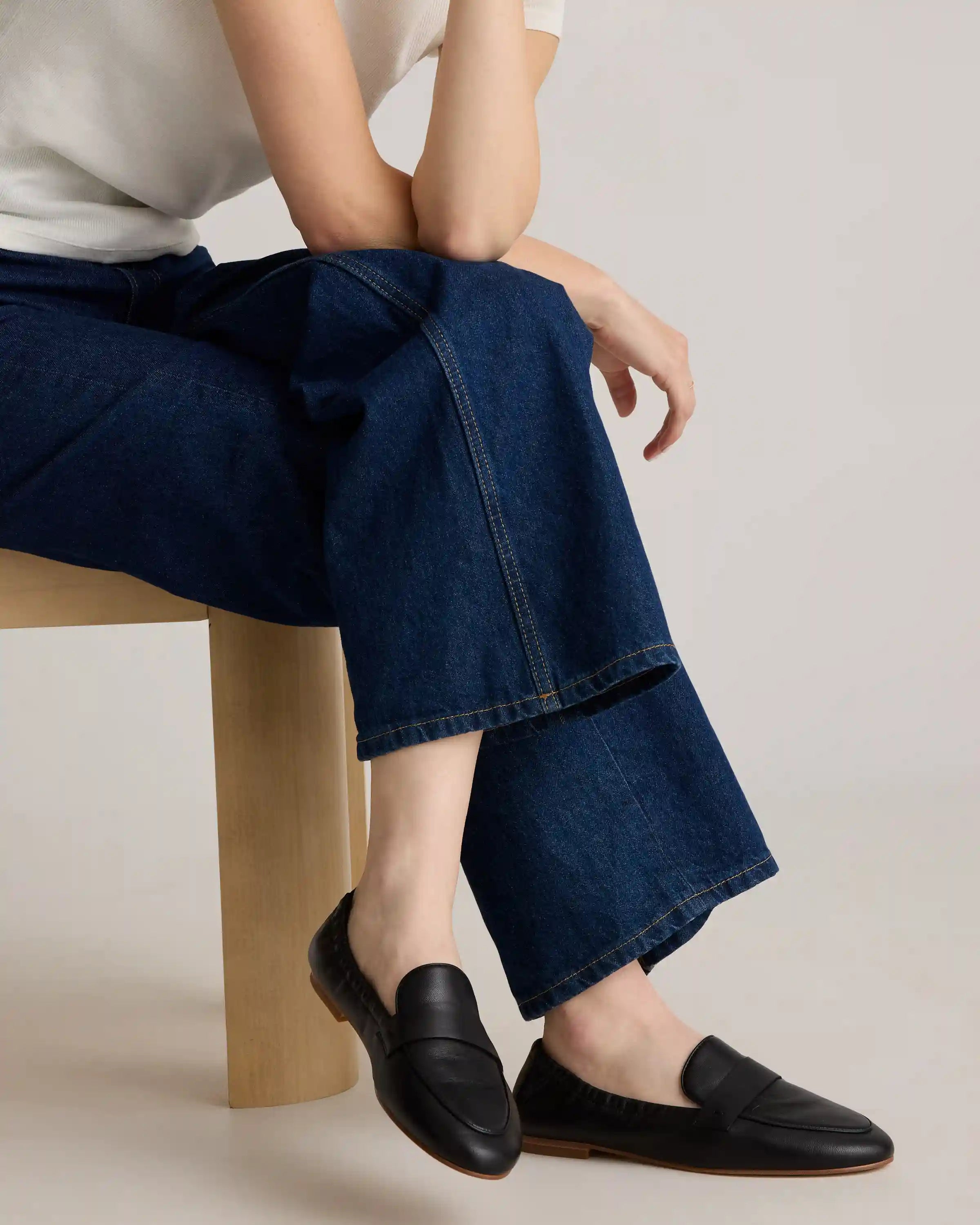 Italian Leather Soft Loafer