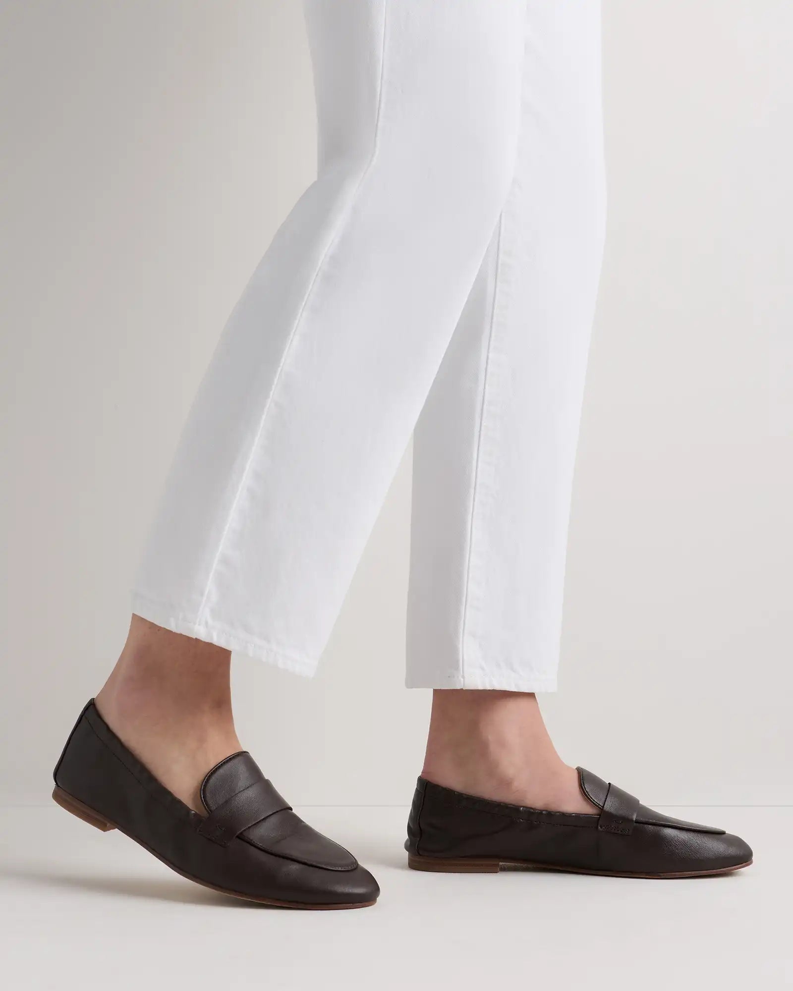 Italian Leather Soft Loafer