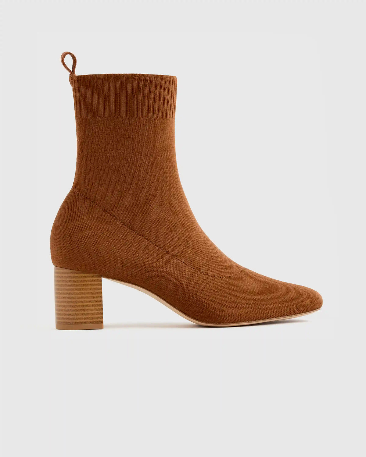 Eco Knit Heeled Bootie