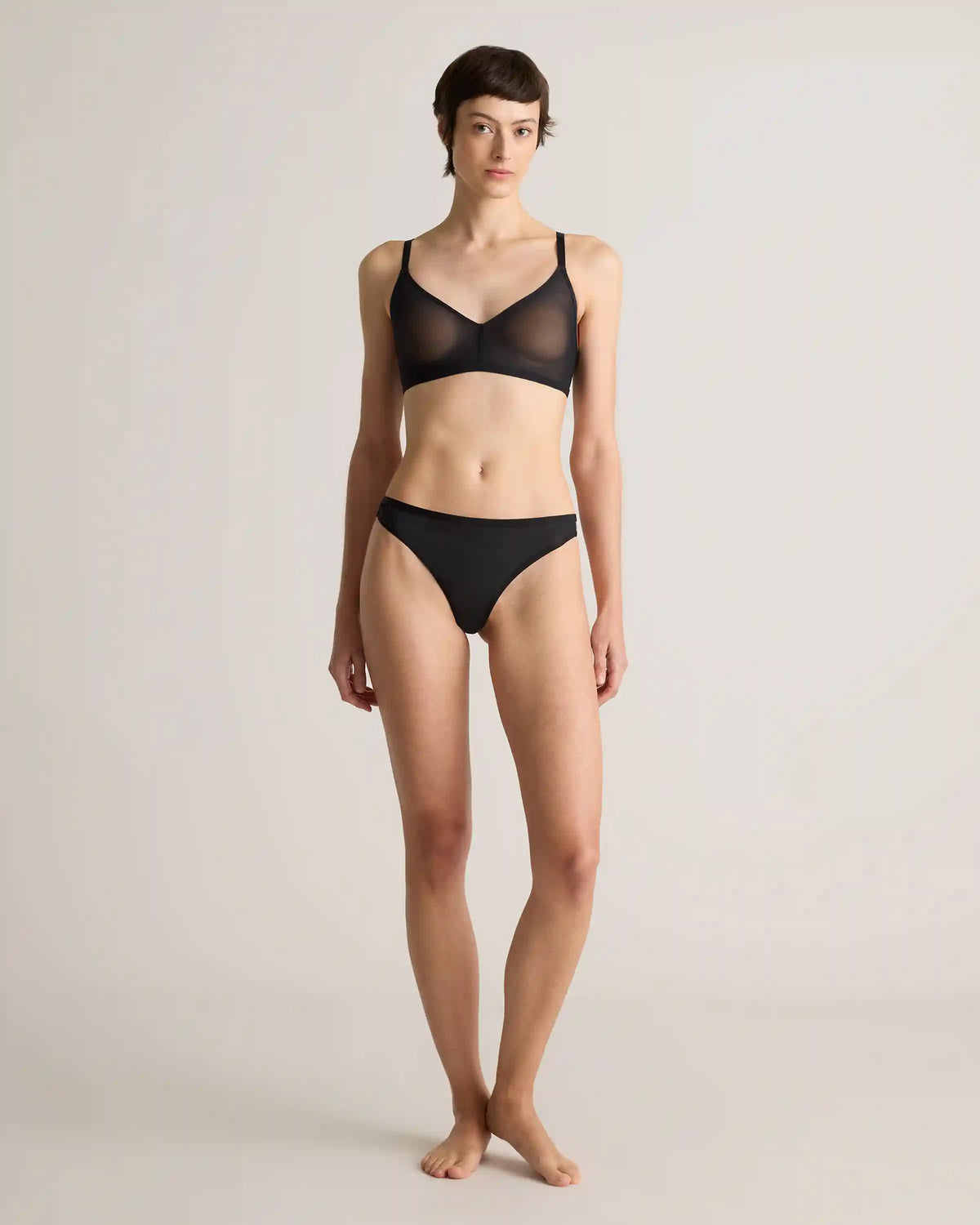 Belgian Mesh Sheer Thong (6-Pack)
