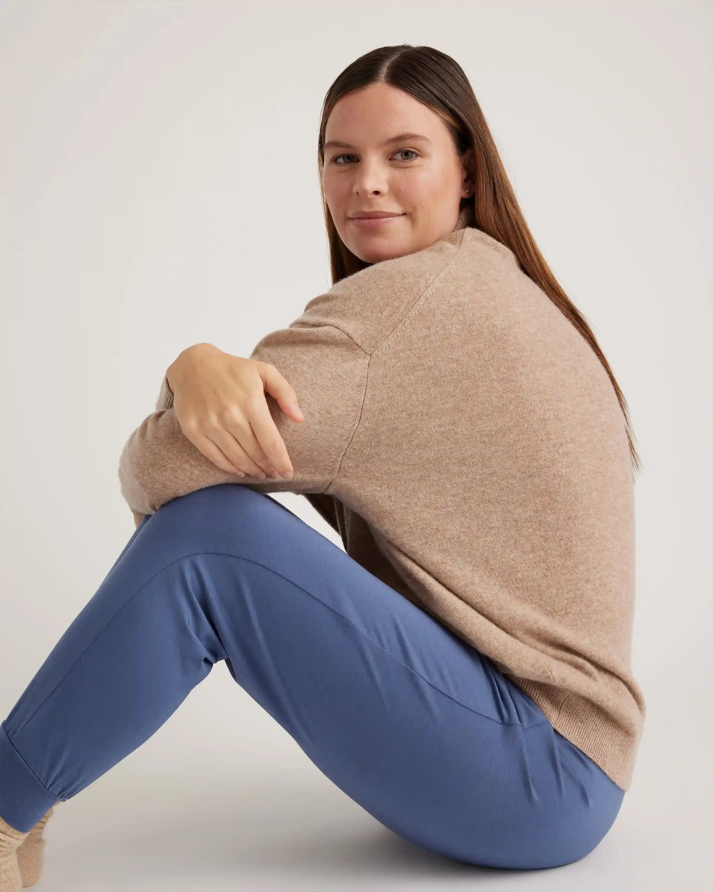 Tencel Jersey Maternity Under Belly Lounge Joggers