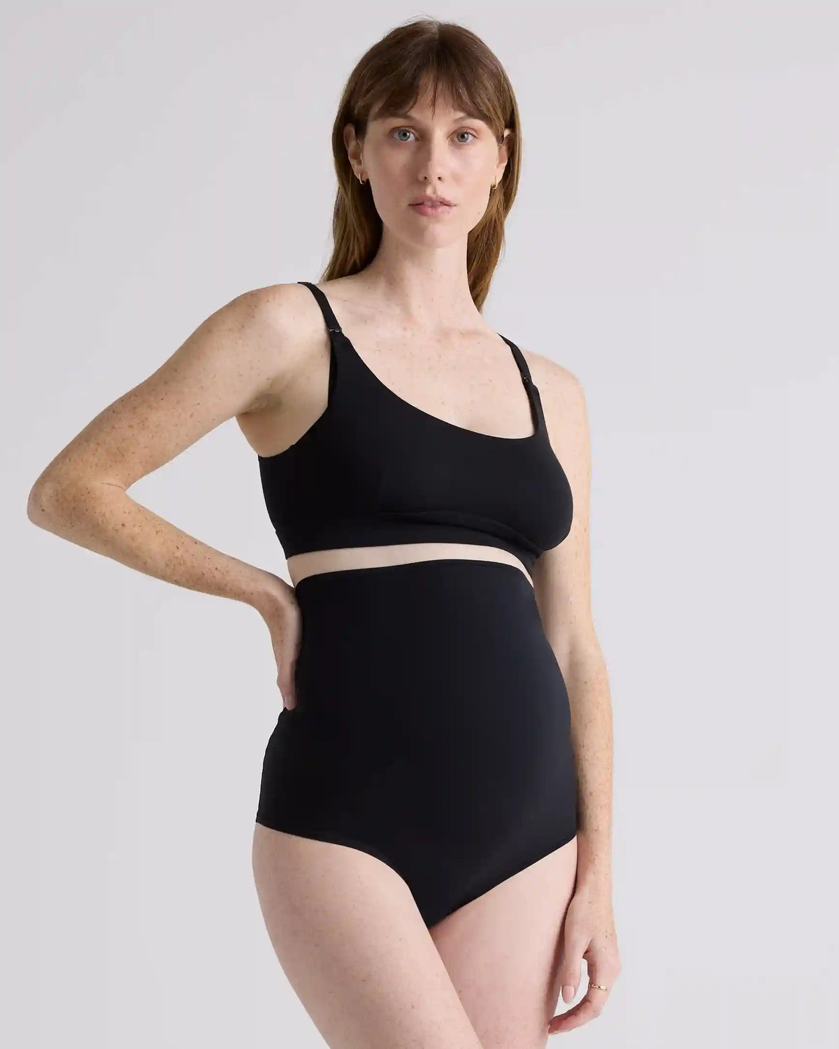 Second Skin Maternity Ultra High-Waisted Thong (3-pack)