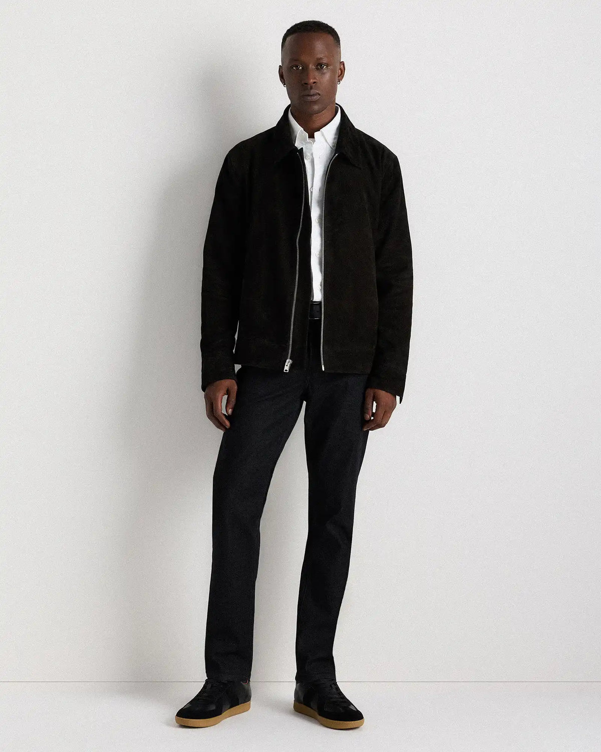 Italian Leather & Suede Lifestyle Trainer