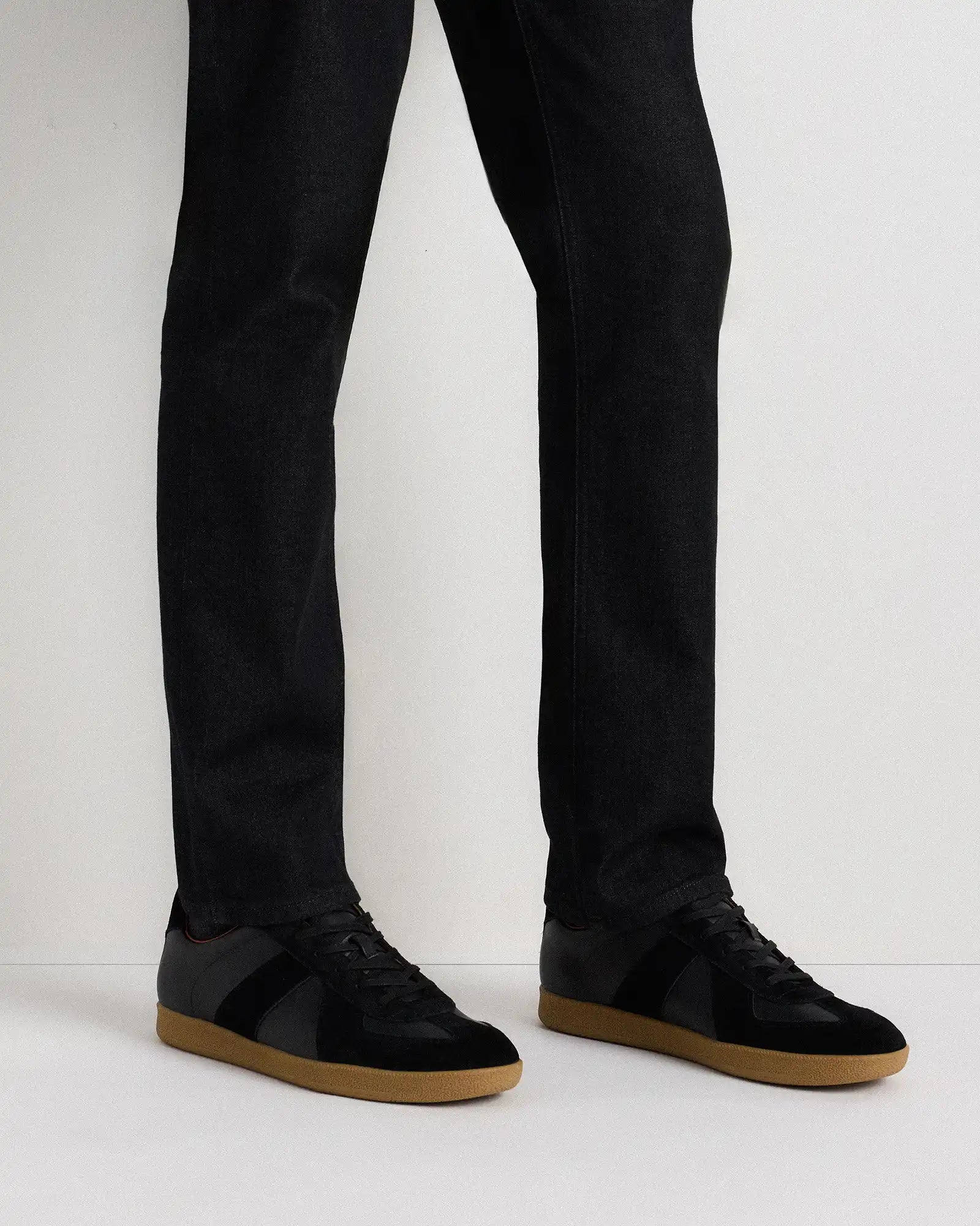 Italian Leather & Suede Lifestyle Trainer