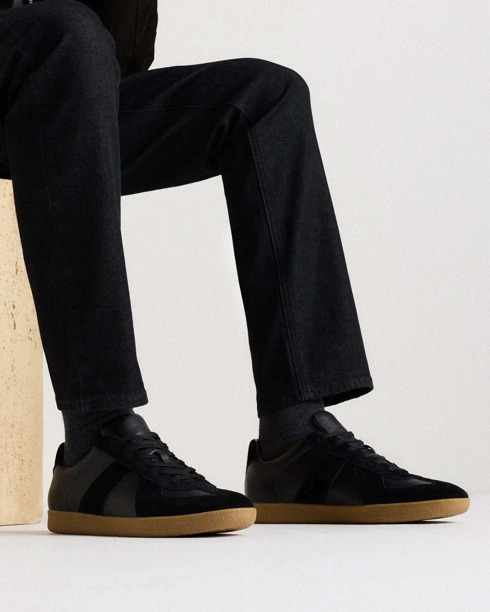 Italian Leather & Suede Lifestyle Trainer