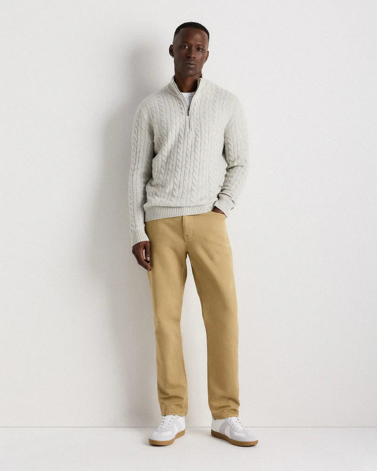 Italian Leather & Suede Lifestyle Trainer