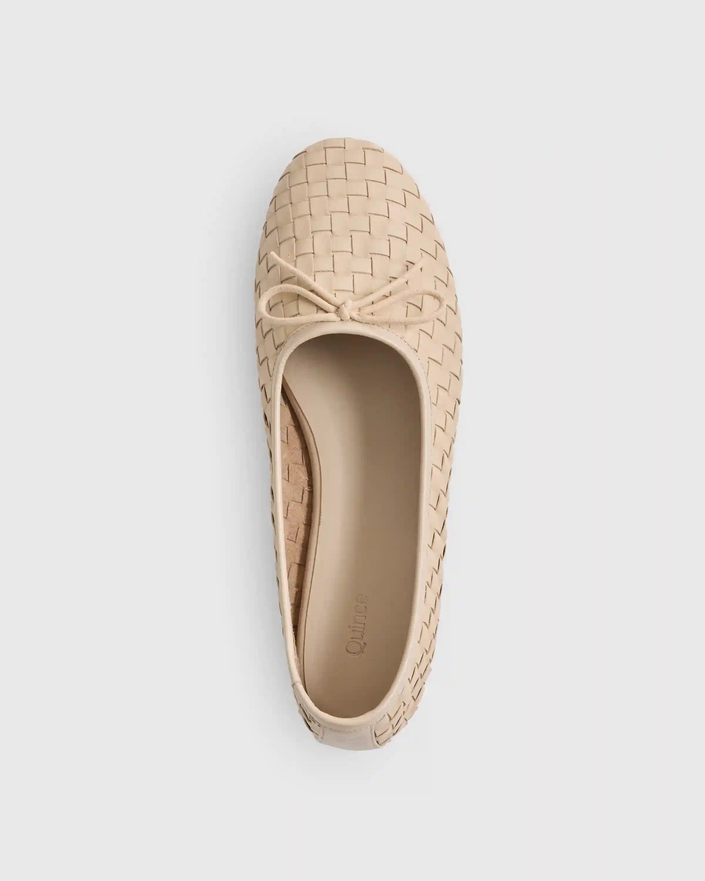 Italian Leather Handwoven Ballet Flat