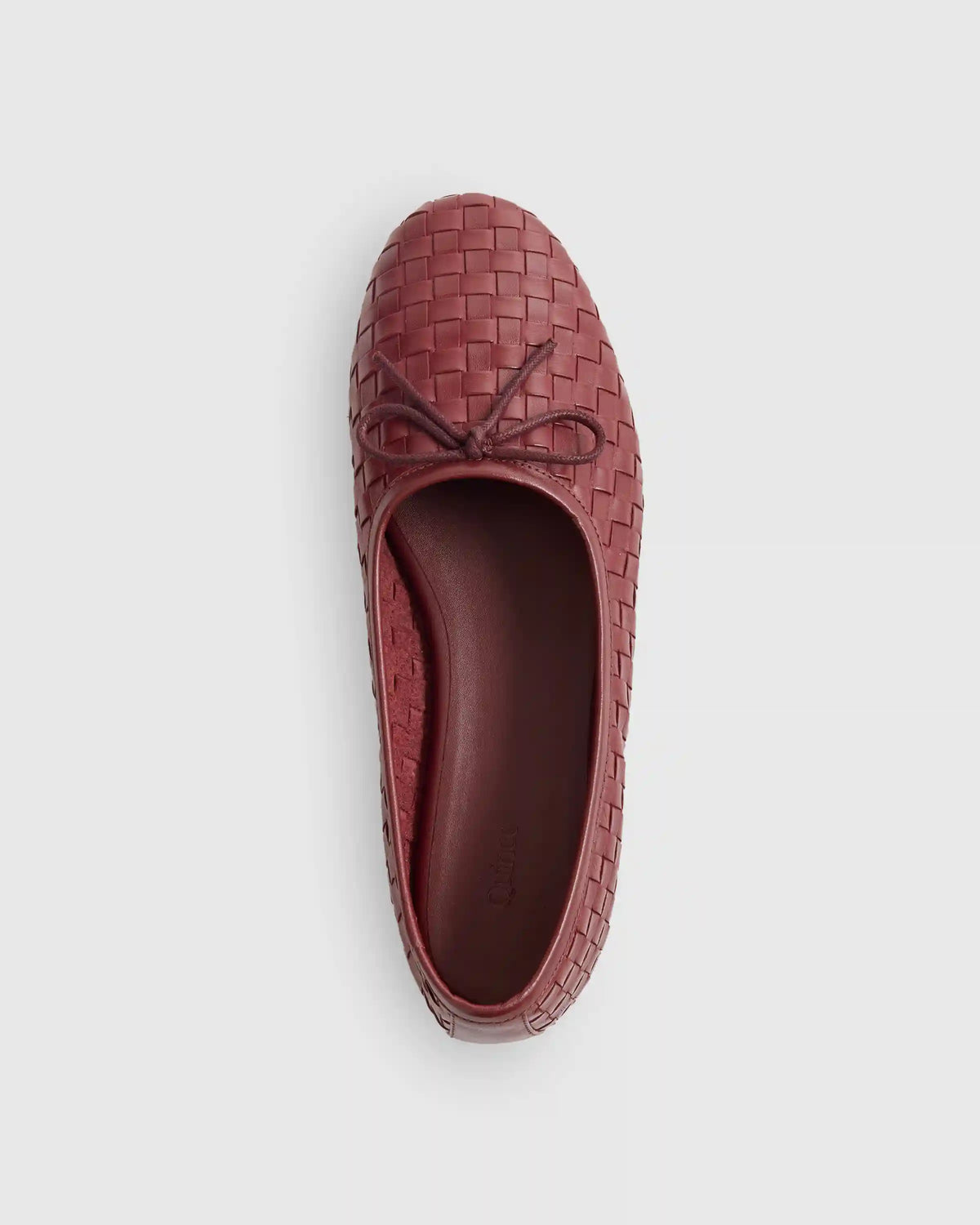 Italian Leather Handwoven Ballet Flat
