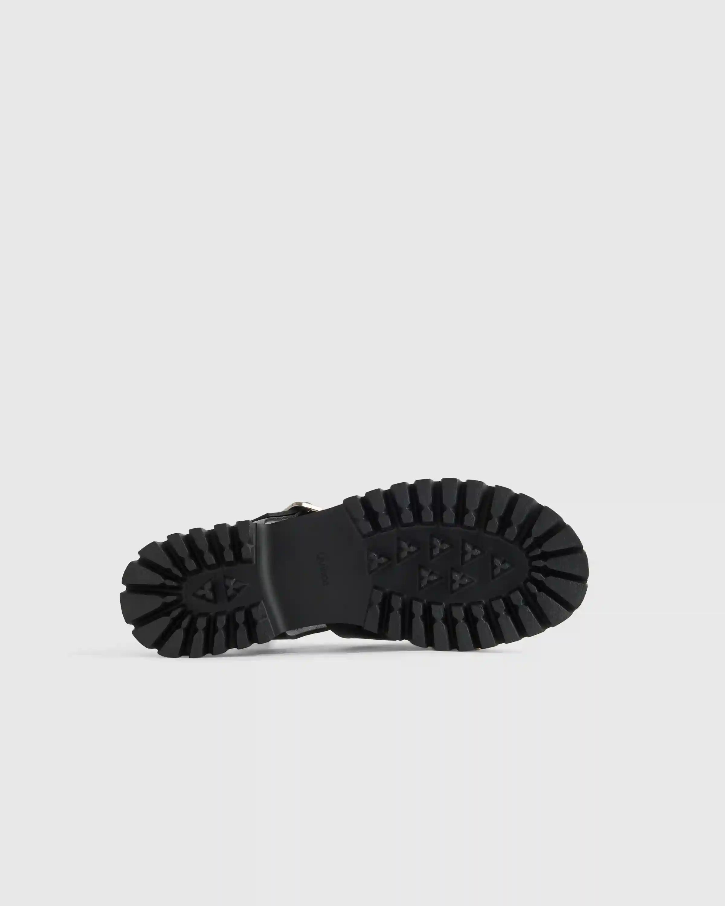 Italian Leather Lug Sole Fisherman Sandal