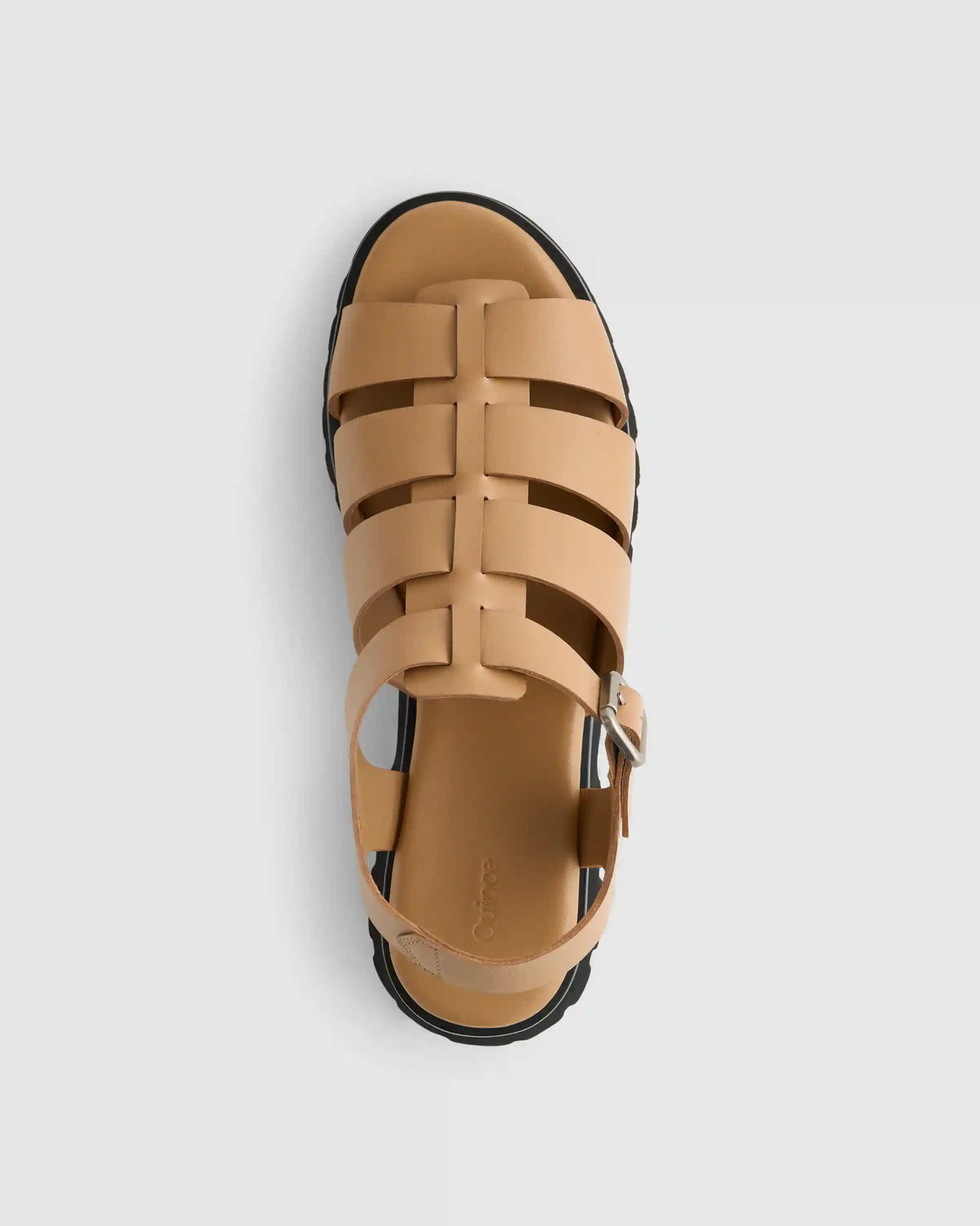 Italian Leather Lug Sole Fisherman Sandal
