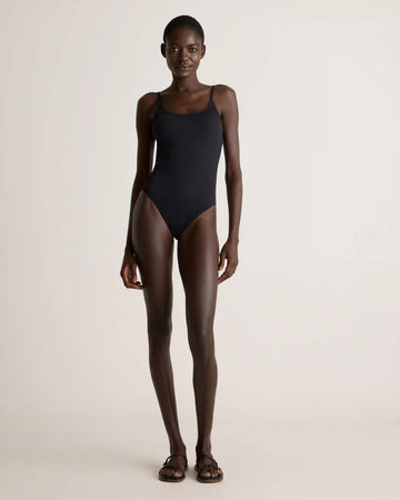 Italian Cami Ribbed One-Piece Swimsuit