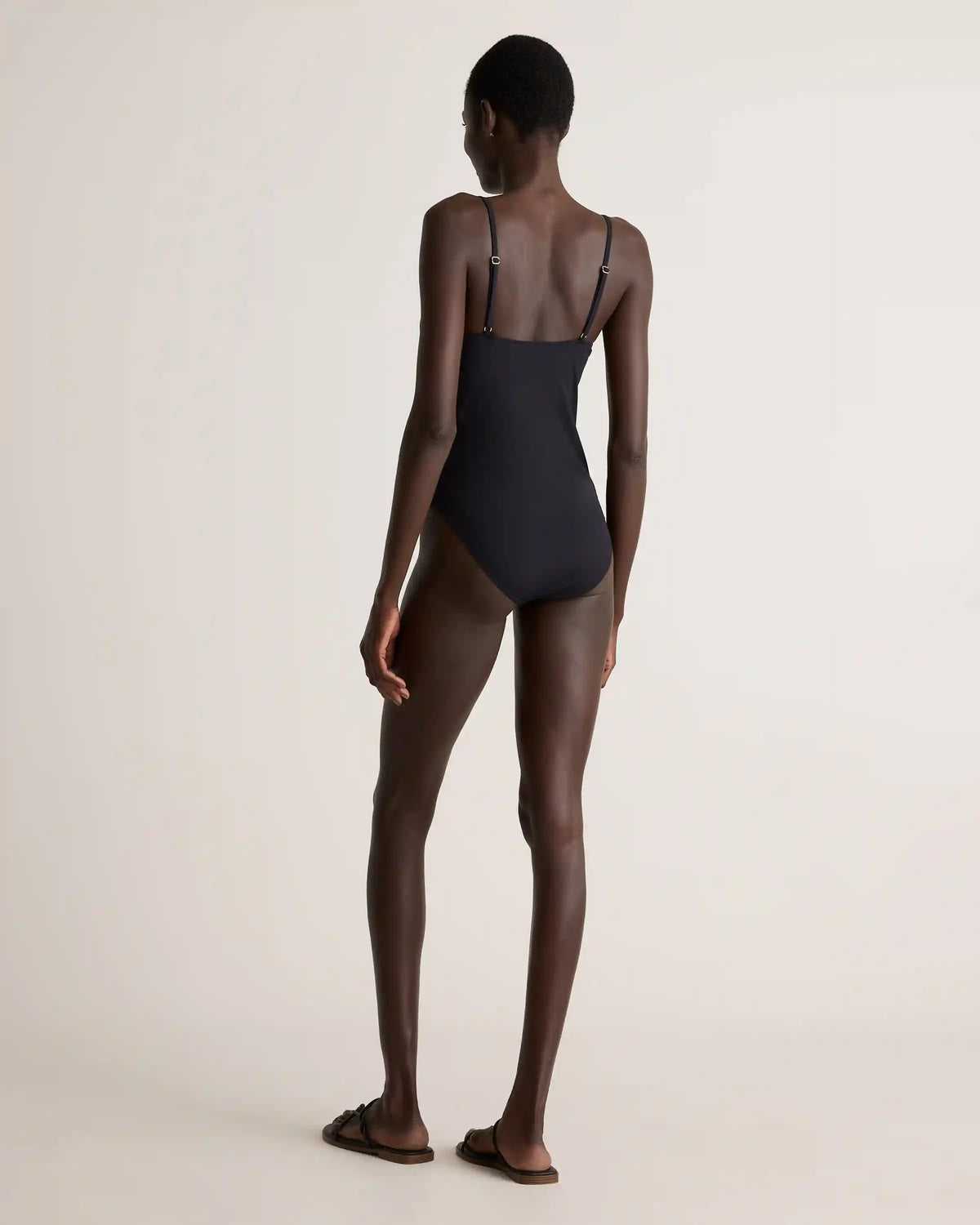 Italian Cami Ribbed One-Piece Swimsuit