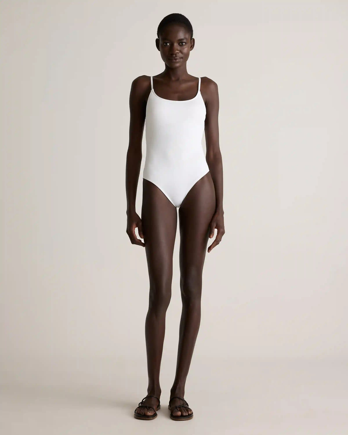Italian Cami Ribbed One-Piece Swimsuit