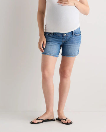 Lila Stretch Maternity Vintage Shorts