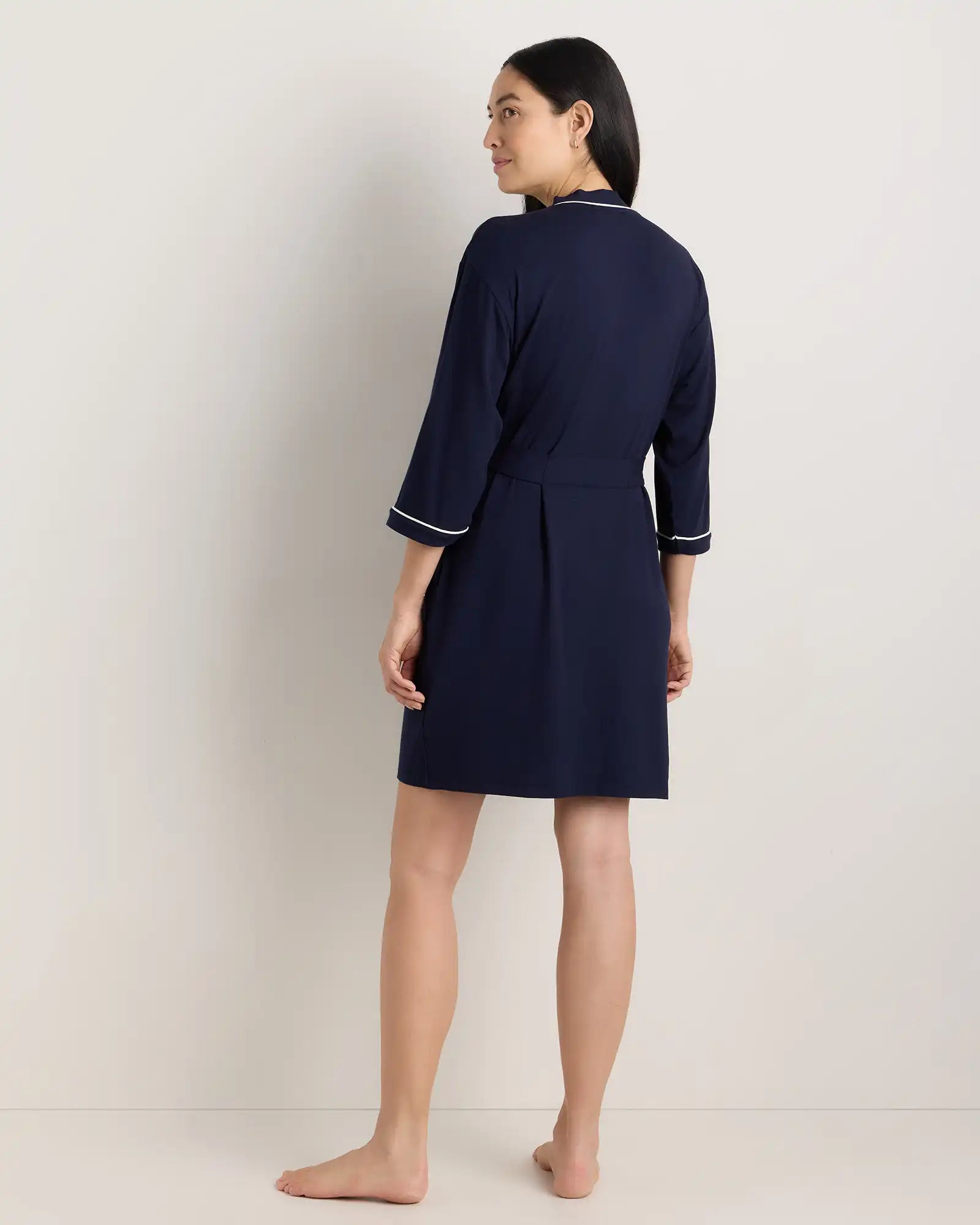 Bamboo Jersey Maternity Robe